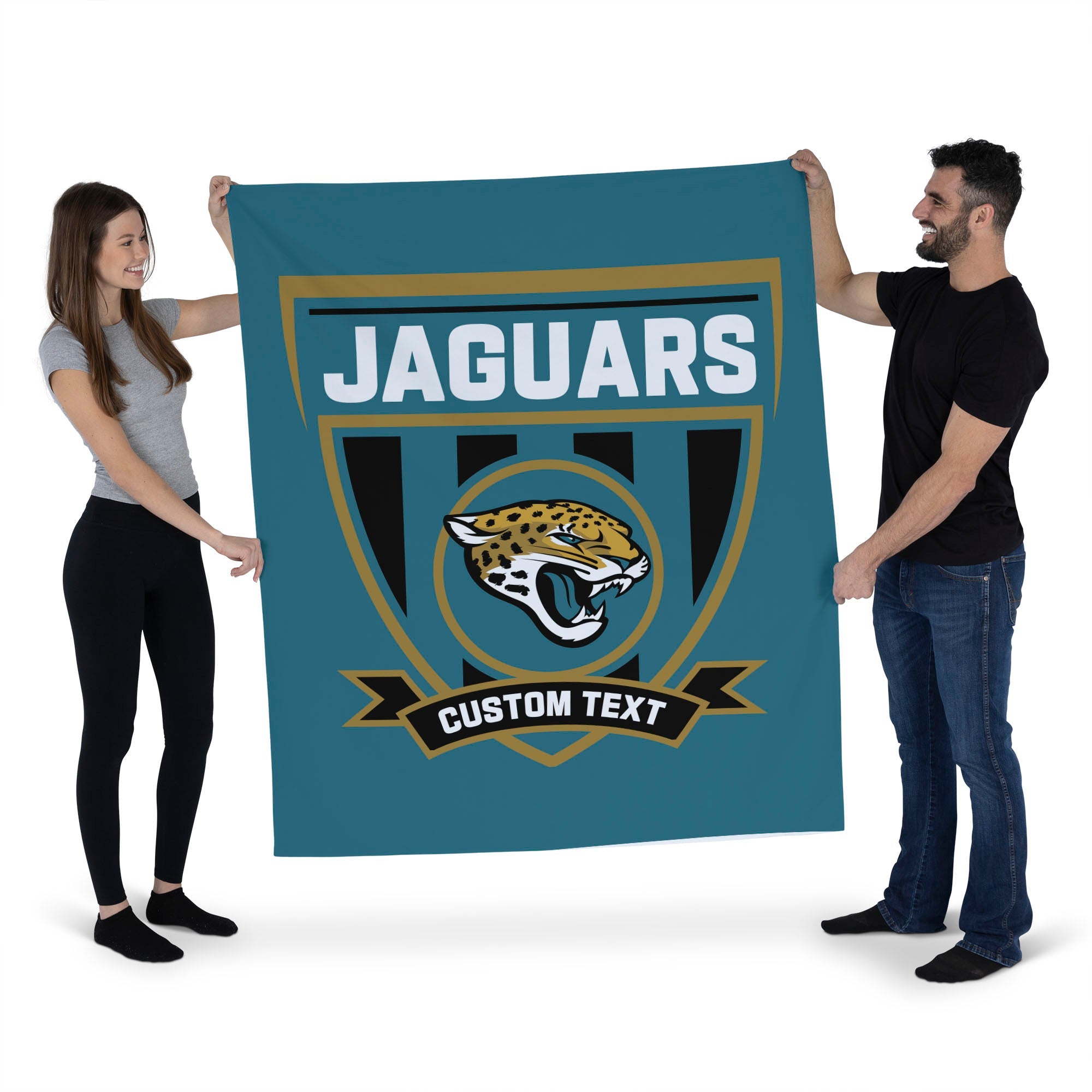 NFL Jacksonville Jaguars Allegiance Personalized Wall Hanging 50x60 Inches
