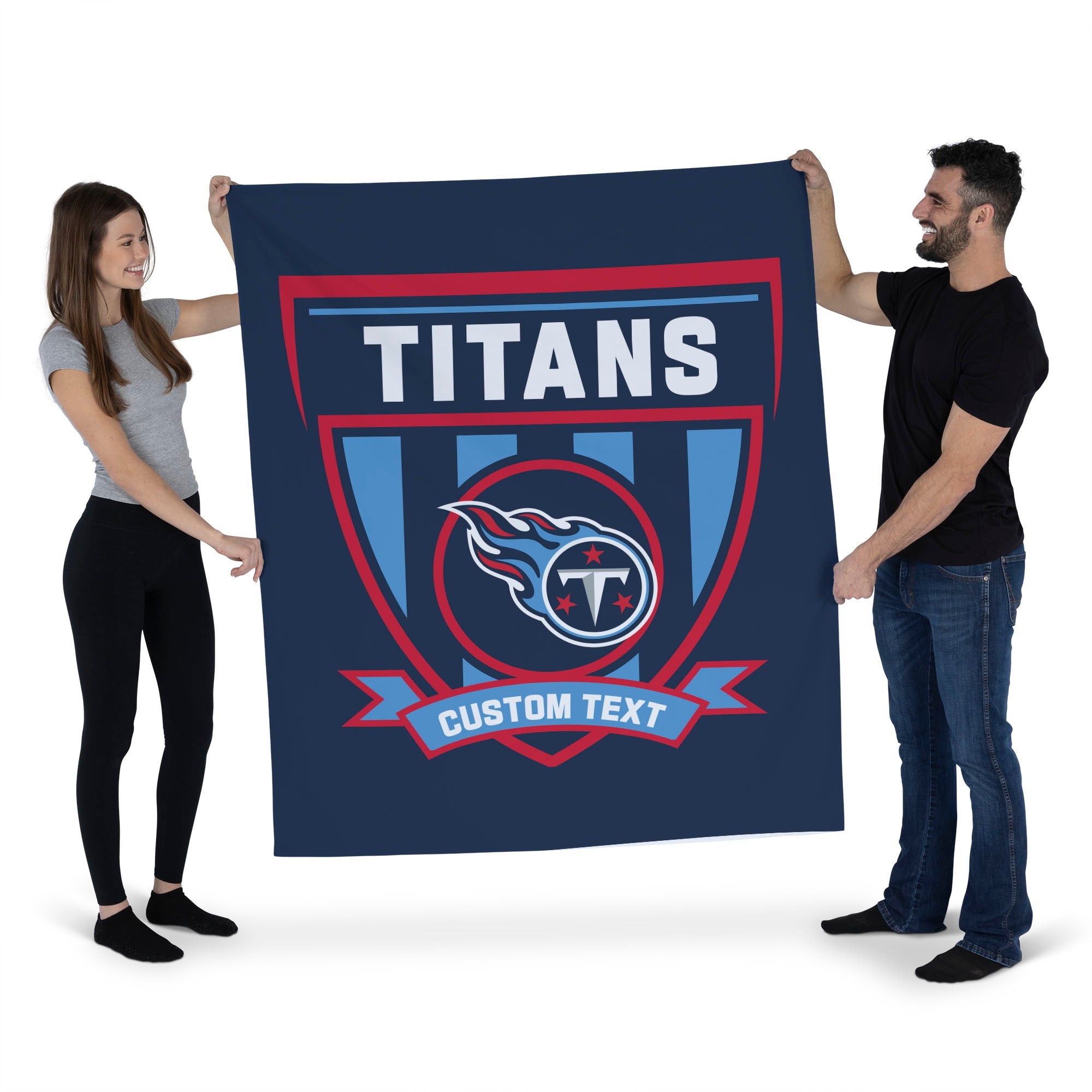 NFL Tennessee Titans Allegiance Personalized Wall Hanging 50x60 Inches