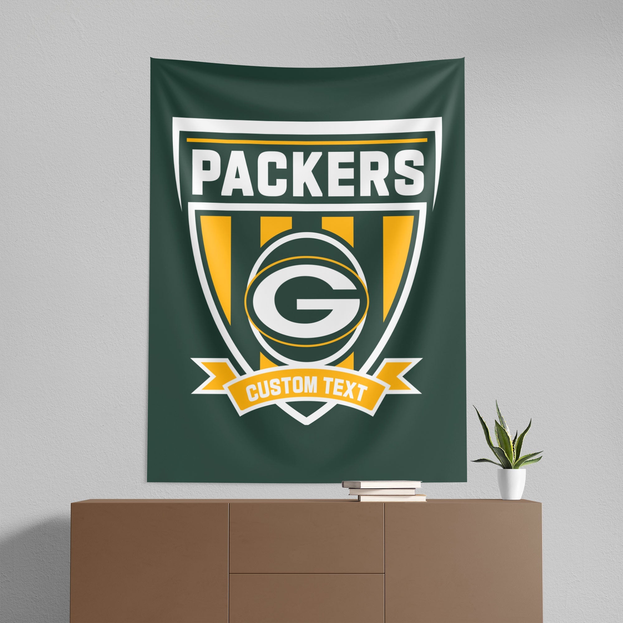 NFL Green Bay Packers Allegiance Personalized Wall Hanging 50x60 Inches