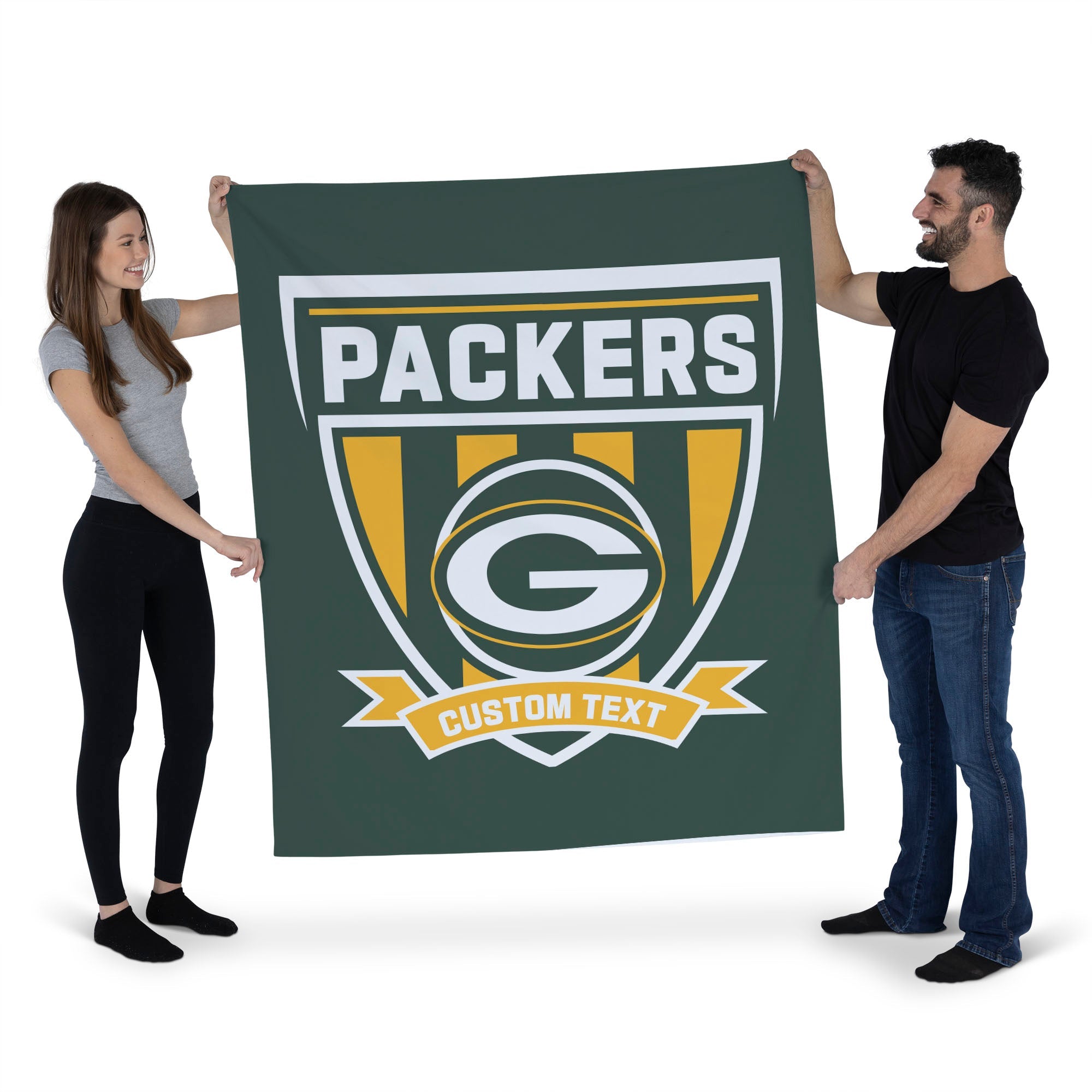 NFL Green Bay Packers Allegiance Personalized Wall Hanging 50x60 Inches