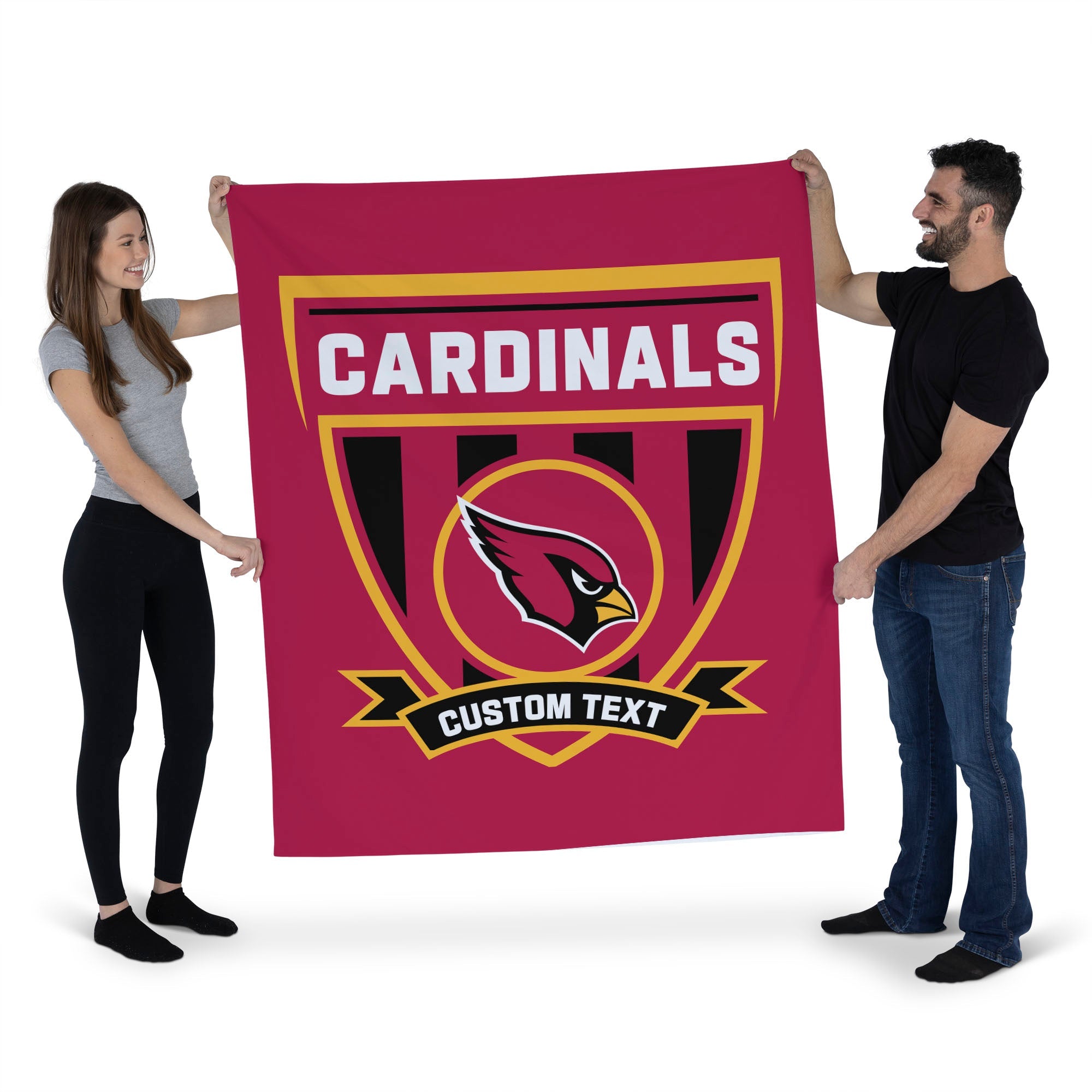 NFL Arizona Cardinals Allegiance Personalized Wall Hanging 50x60 Inches