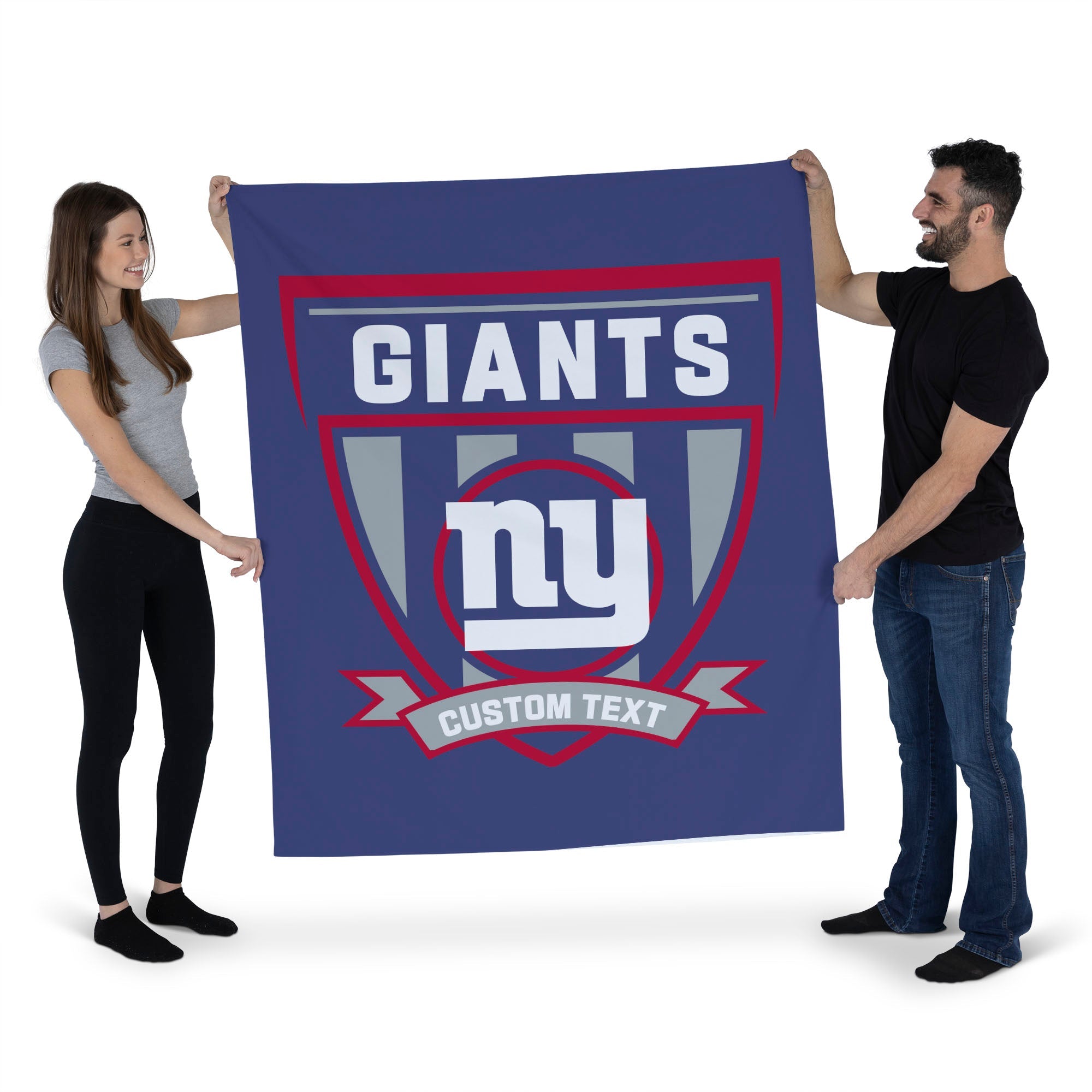 NFL New York Giants Allegiance Personalized Wall Hanging 50x60 Inches