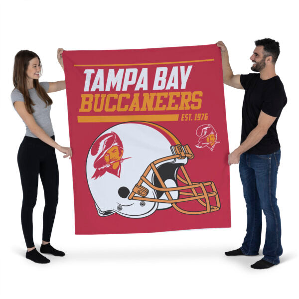 Tampa Bay Buccaneers NFL 40 YD Dash Legacy Wall Hanging 50x60 Inches
