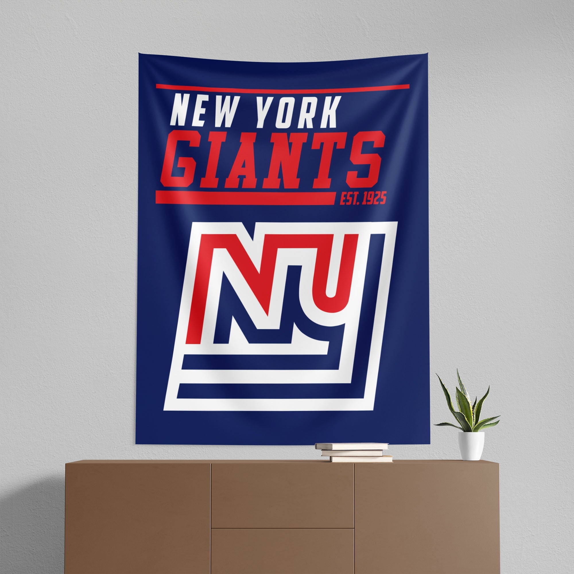 New York Giants NFL 40 YD Dash Legacy Wall Hanging 50x60 Inches