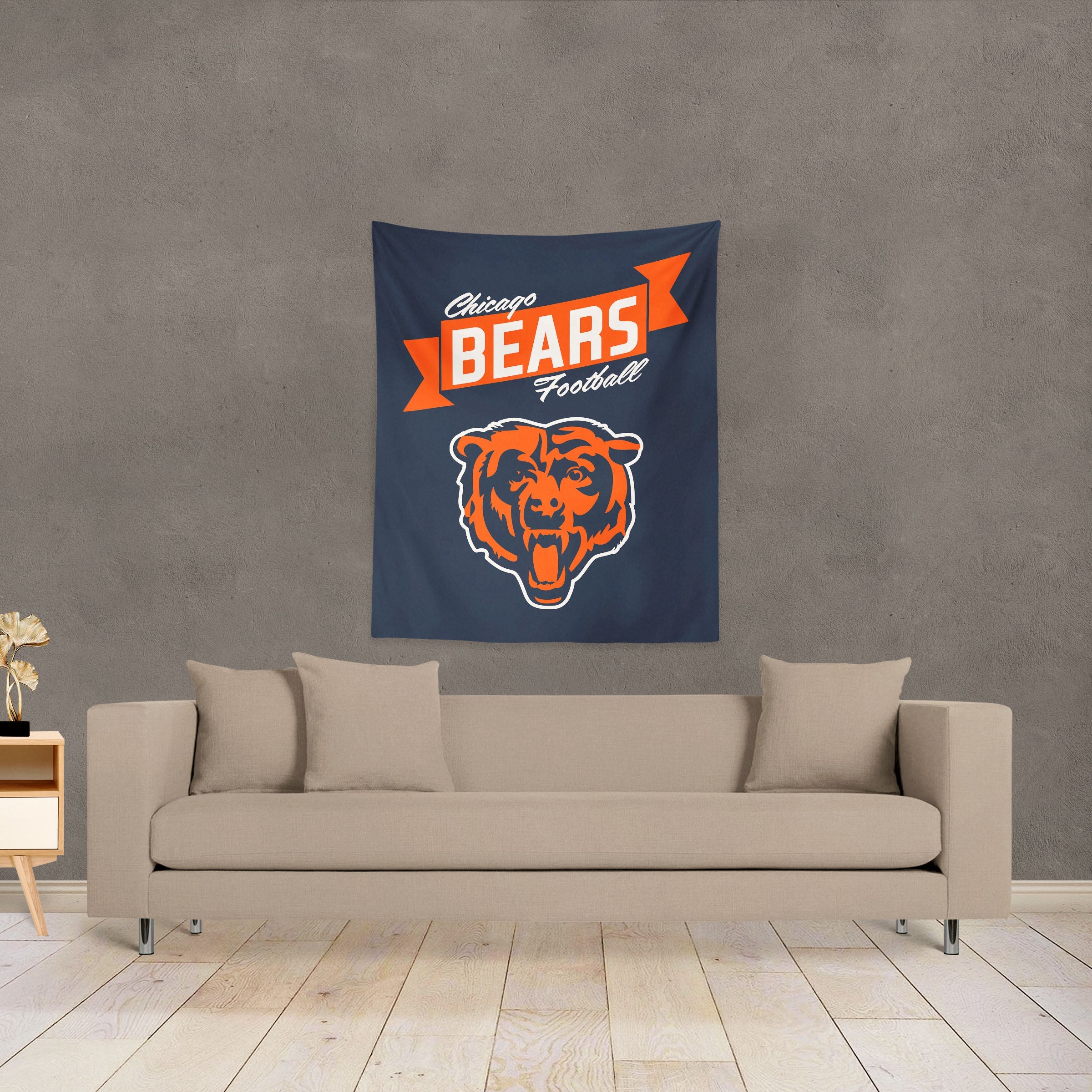 NFL Chicago Bears Premium Wall Hanging 34 x 40 Inches