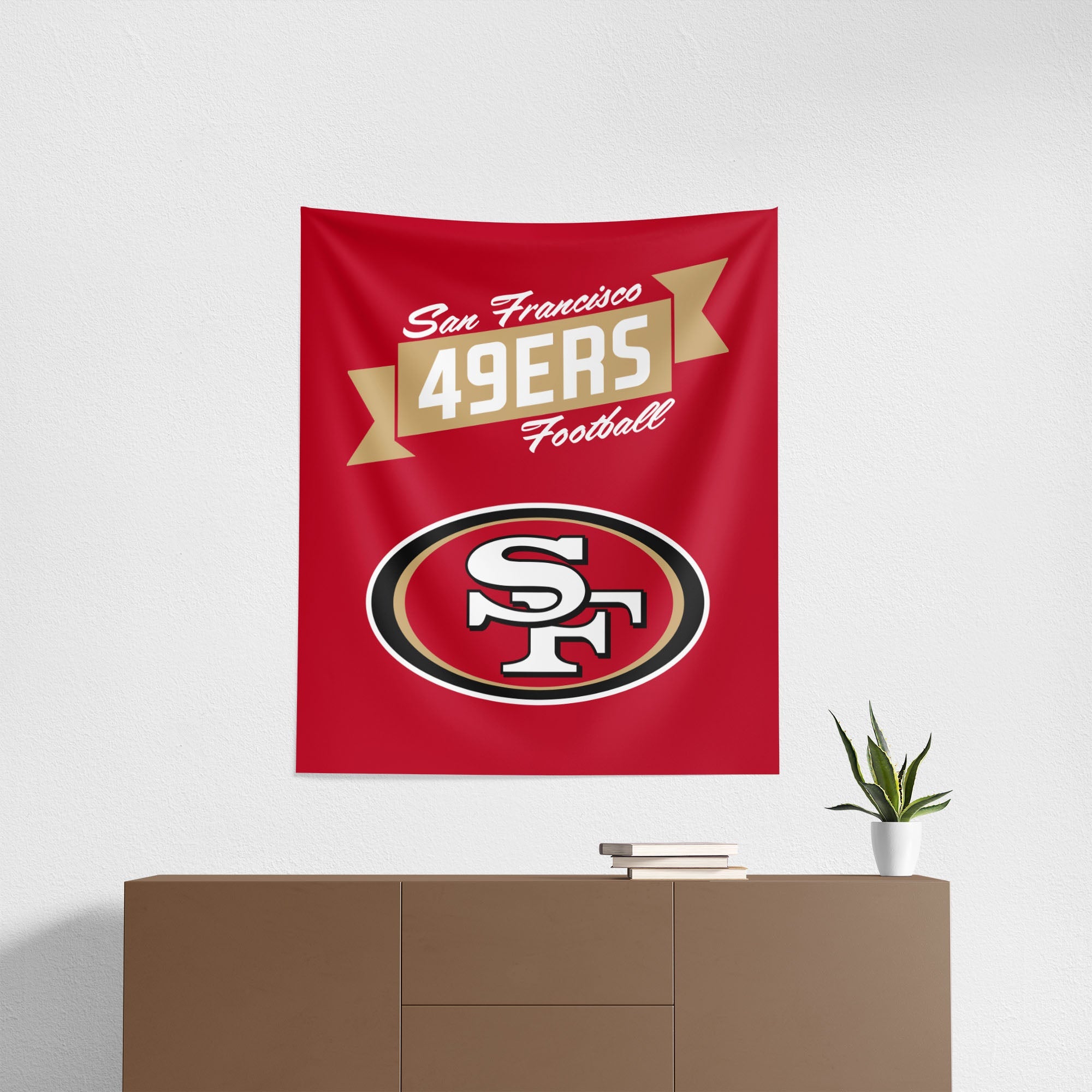 NFL San Francisco 49ers Premium Wall Hanging 34 x 40 Inches