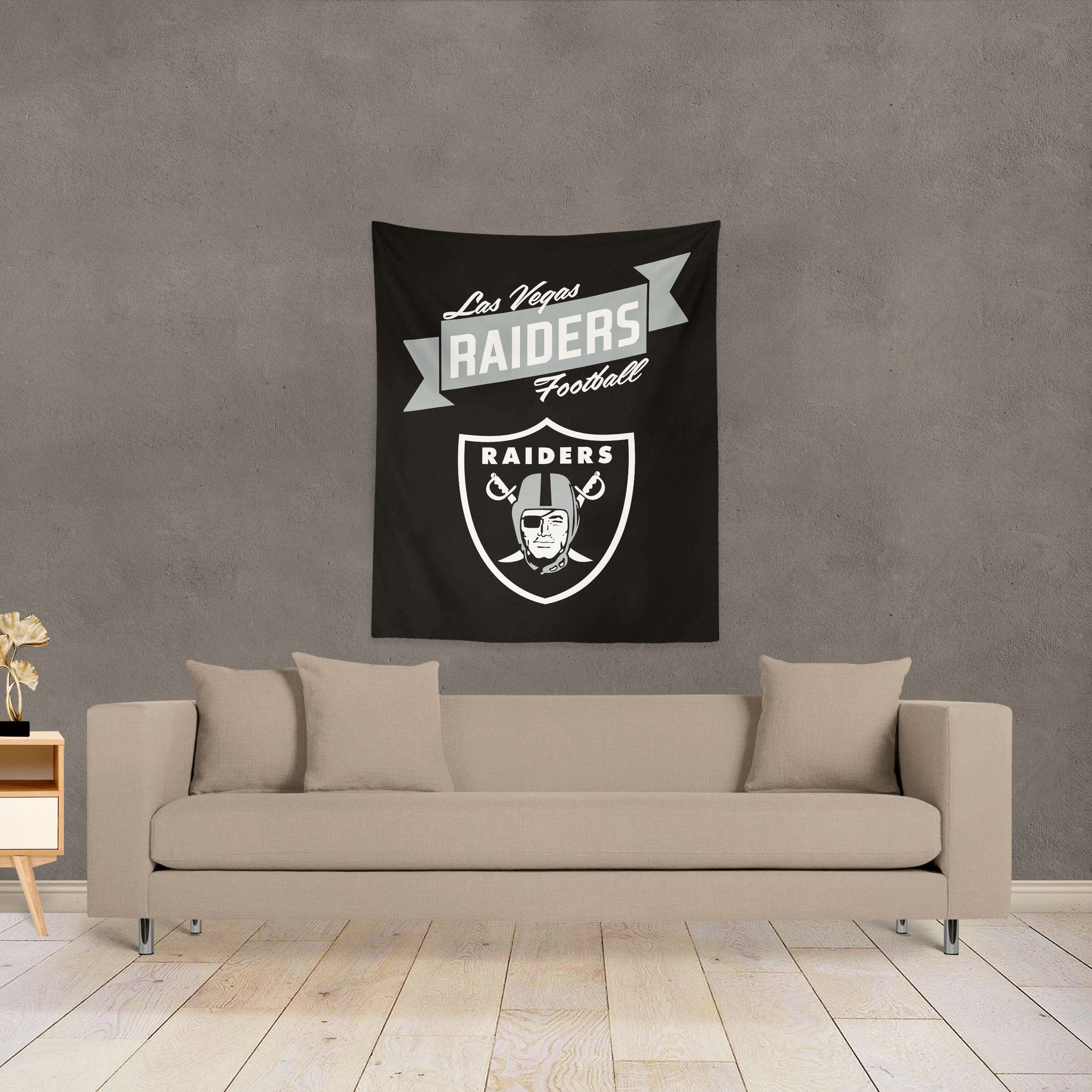 NFL Las Vegas Raiders Premium Wall Hanging 34 x 40 Inches