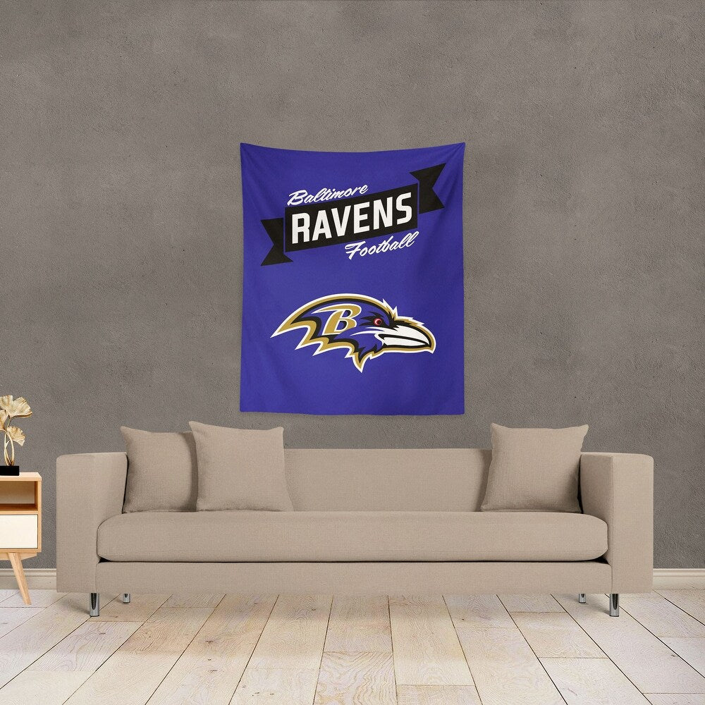 NFL Baltimore Ravens Premium Wall Hanging 34 x 40 Inches