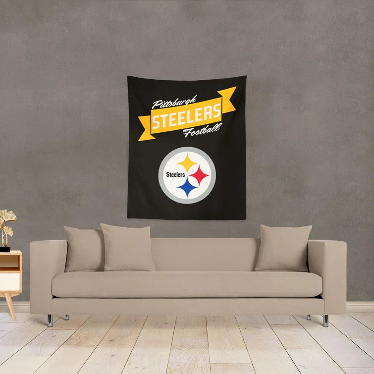 NFL Pittsburgh Steelers Premium Wall Hanging 34 x 40 Inches