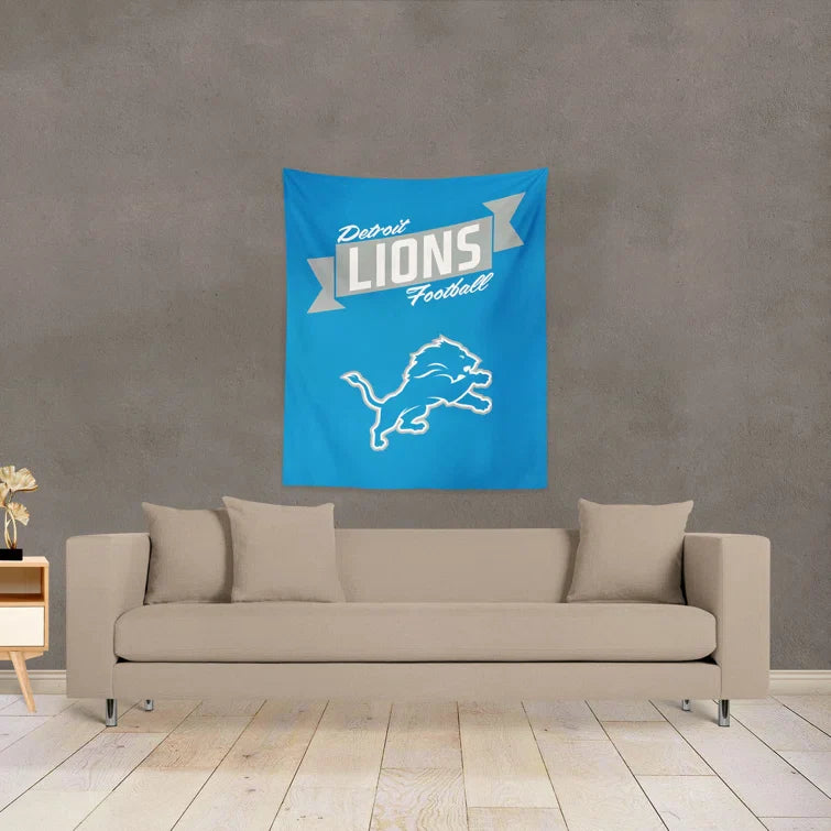 NFL Detroit Lions Premium Wall Hanging 34 x 40 Inches