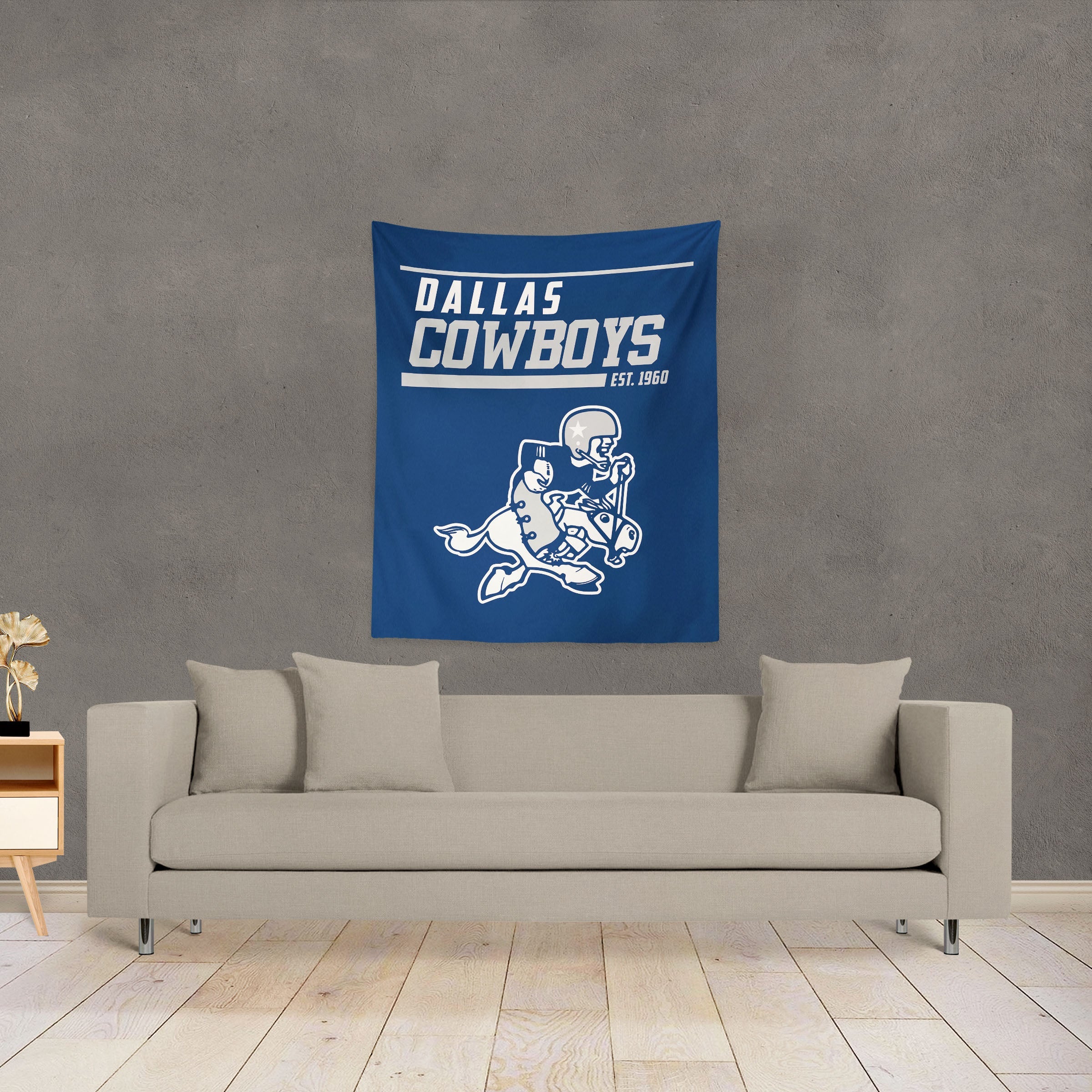 NFL Dallas Cowboys 40 YD Dash Legacy Wall Hanging 34 x 40 Inches