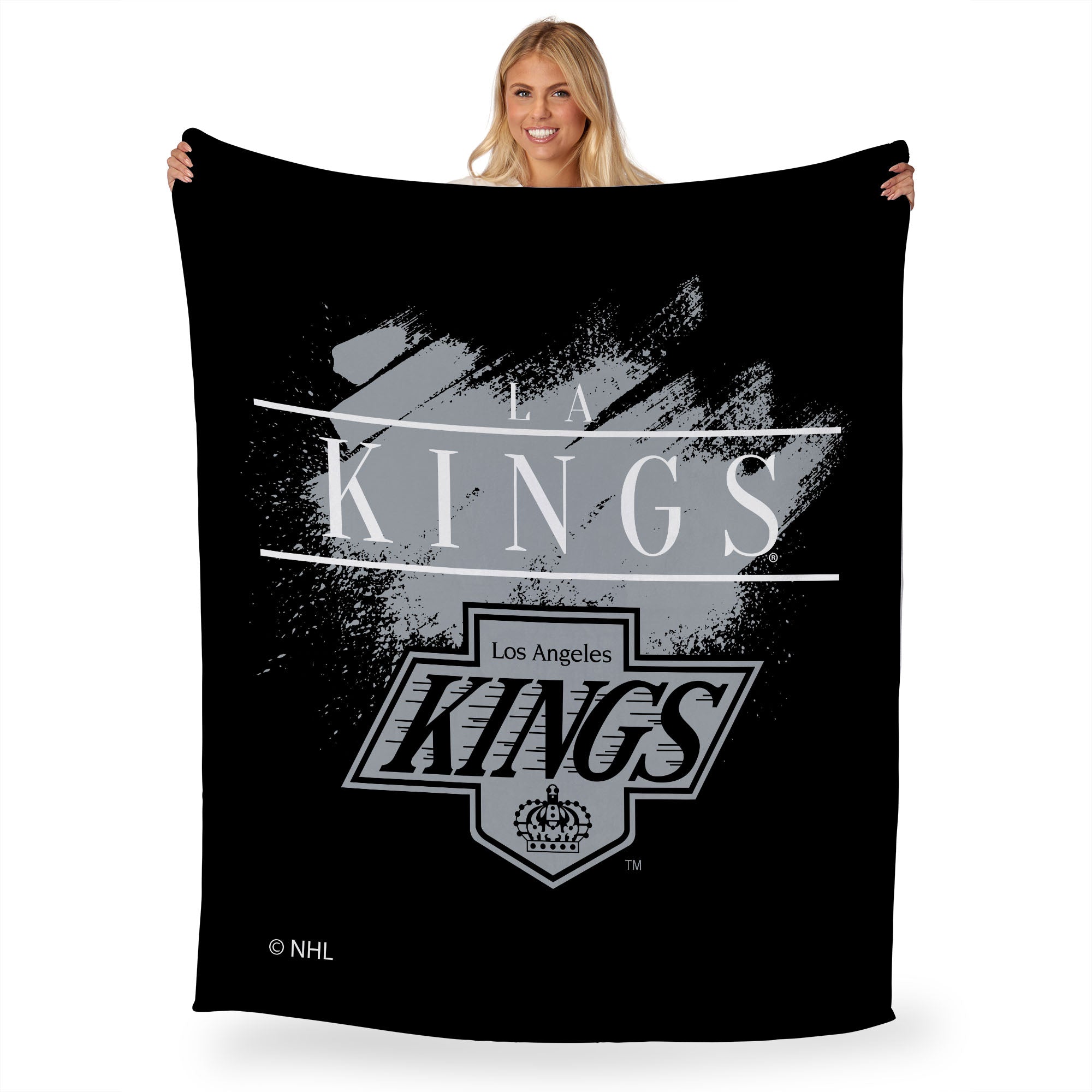 NHL Los Angeles Kings Vintage Silk Touch Throw Blanket 50x60 Inches