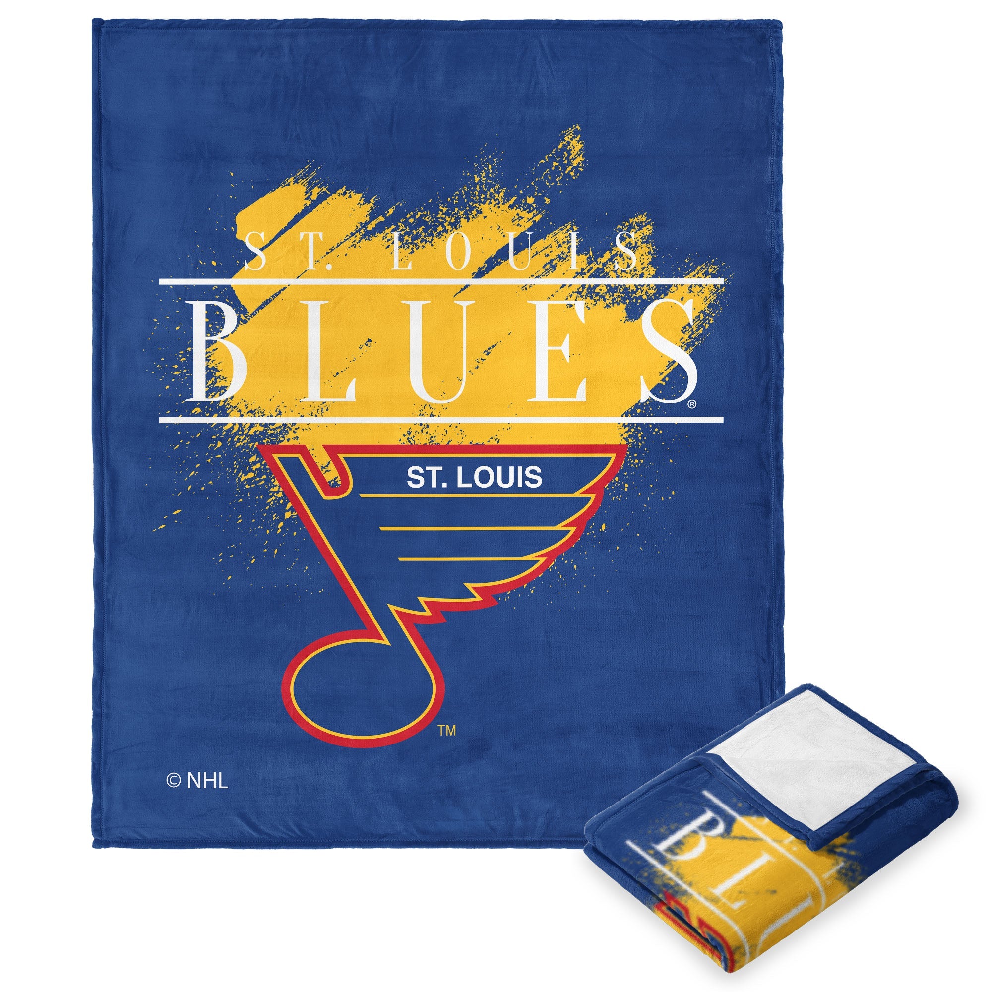 NHL St. Louis Blues Vintage Silk Touch Throw Blanket 50x60 Inches