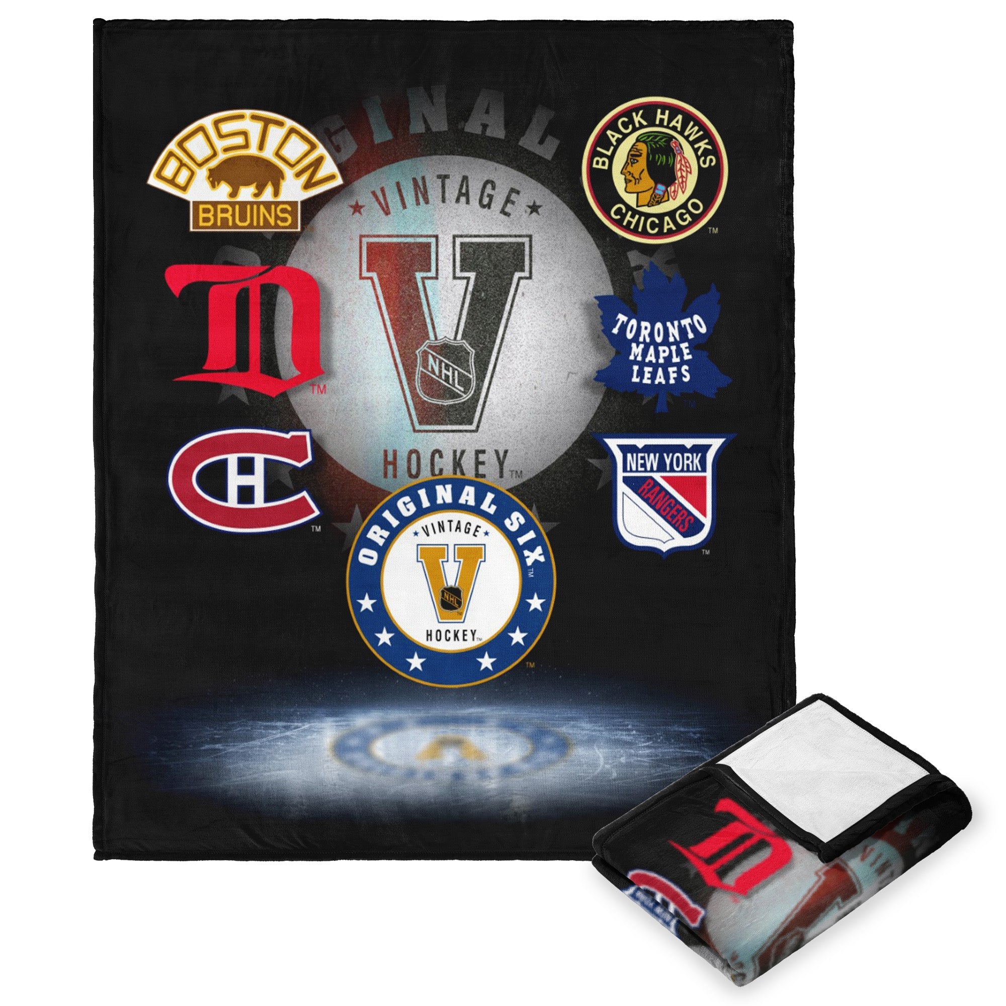 NHL First Six First Six Silk Touch Throw Blanket 50x60 Inches