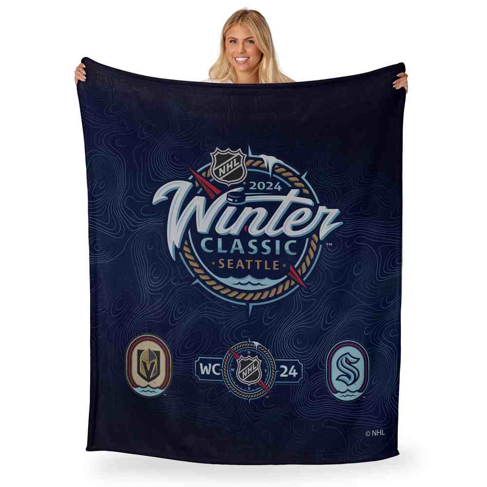 NHL Winter Classic Classic Compas Silk Touch Throw Blanket 50x60 Inches