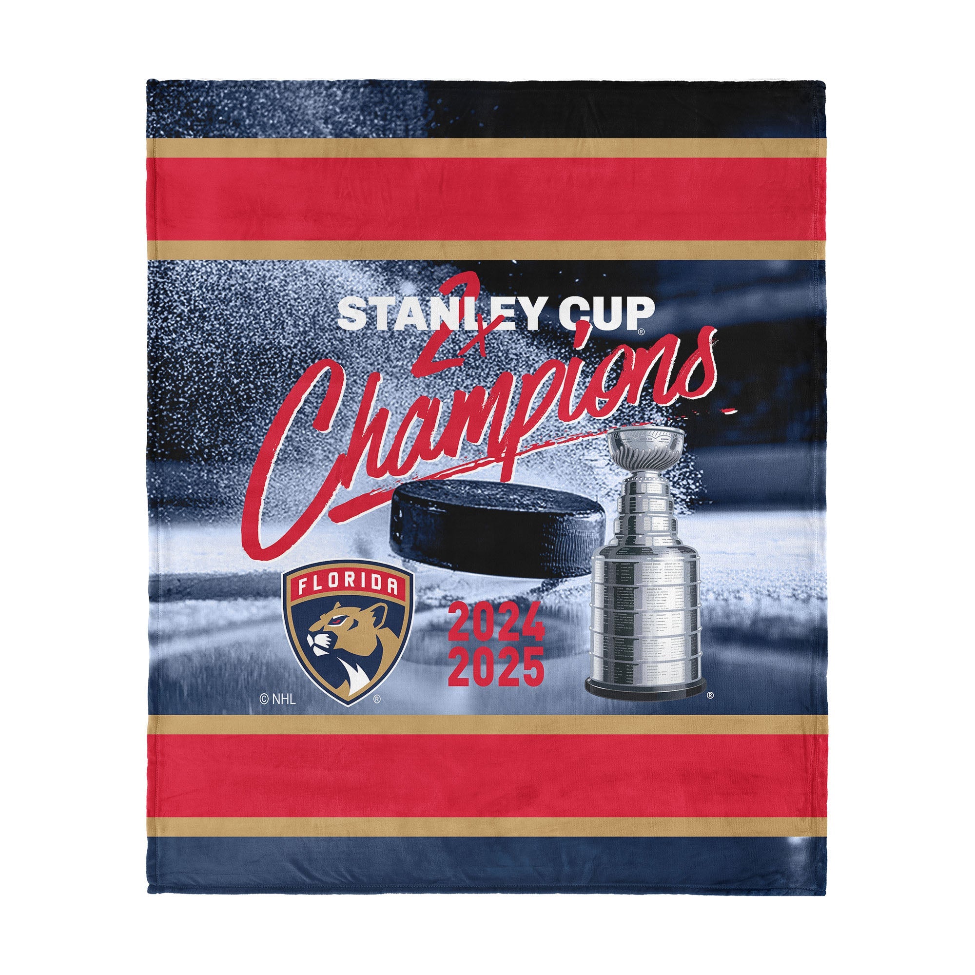 Florida Panthers NHL Multiply Silk Touch Throw Blanket 50¡Á60 inches
