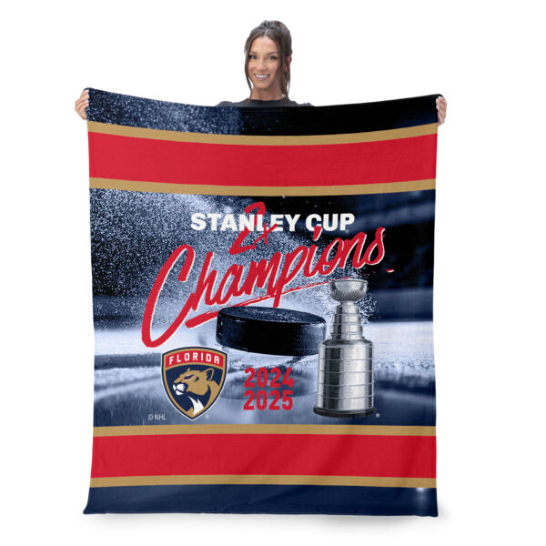 Florida Panthers NHL Multiply Silk Touch Throw Blanket 50¡Á60 inches