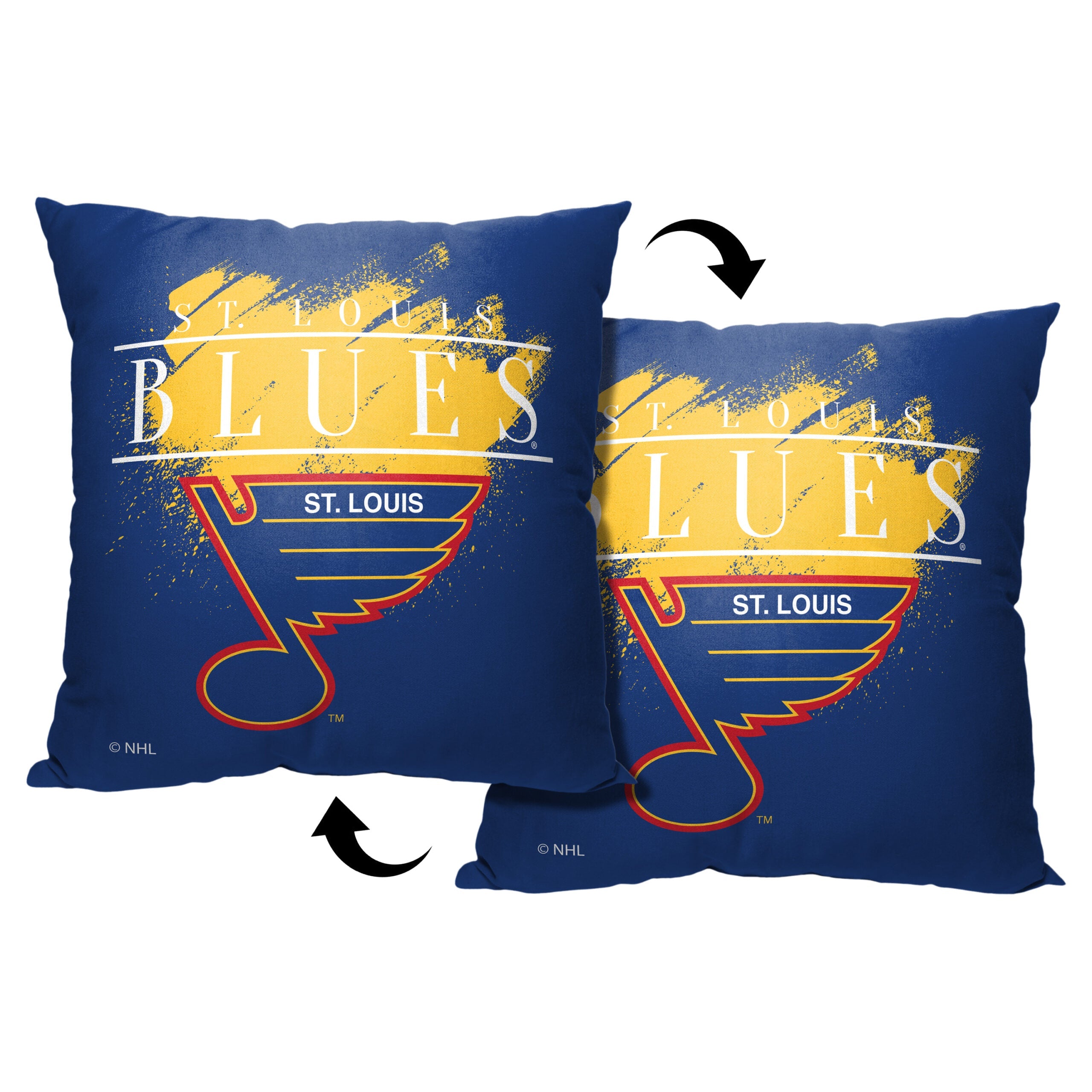 NHL St. Louis Blues Vintage Throw Pillow 18x18 Inches