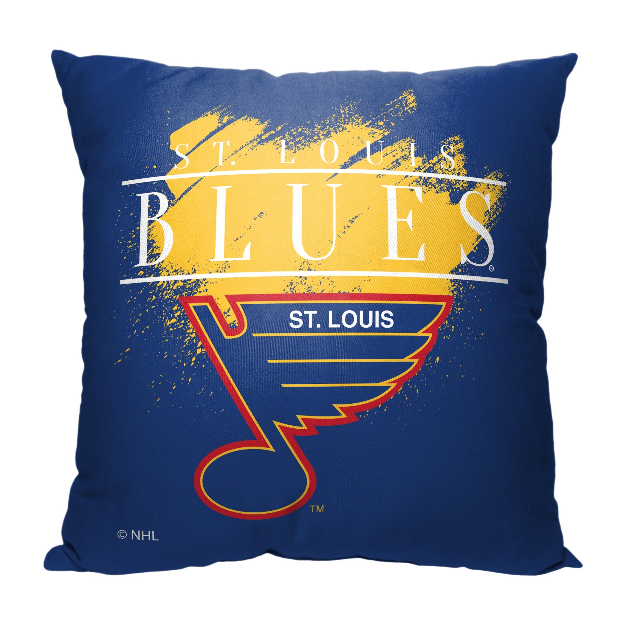 NHL St. Louis Blues Vintage Throw Pillow 18x18 Inches