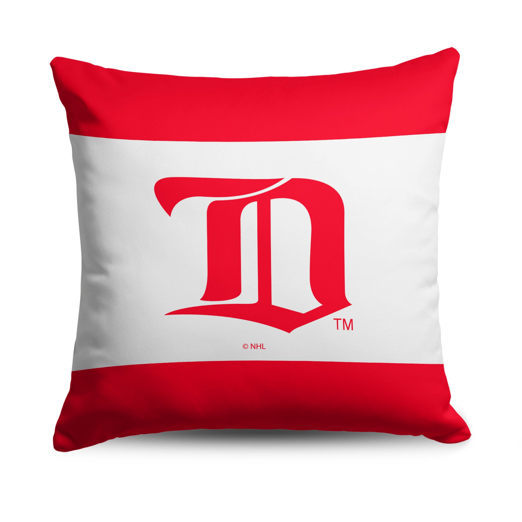 Detroit Red Wings NHL Vintage Logo Throw Pillow 18X18