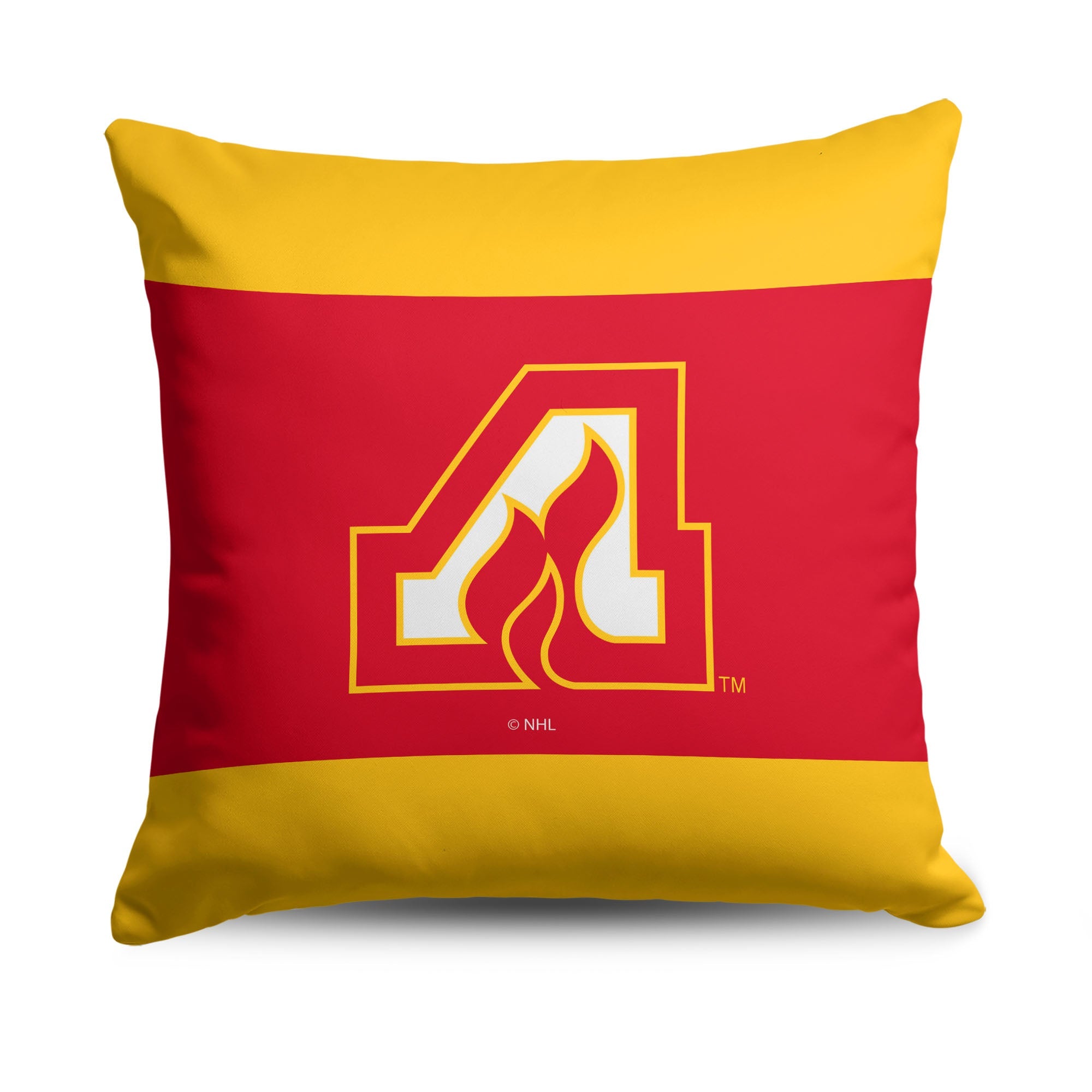 Atlanta Flames NHL Vintage Logo Throw Pillow 18X18