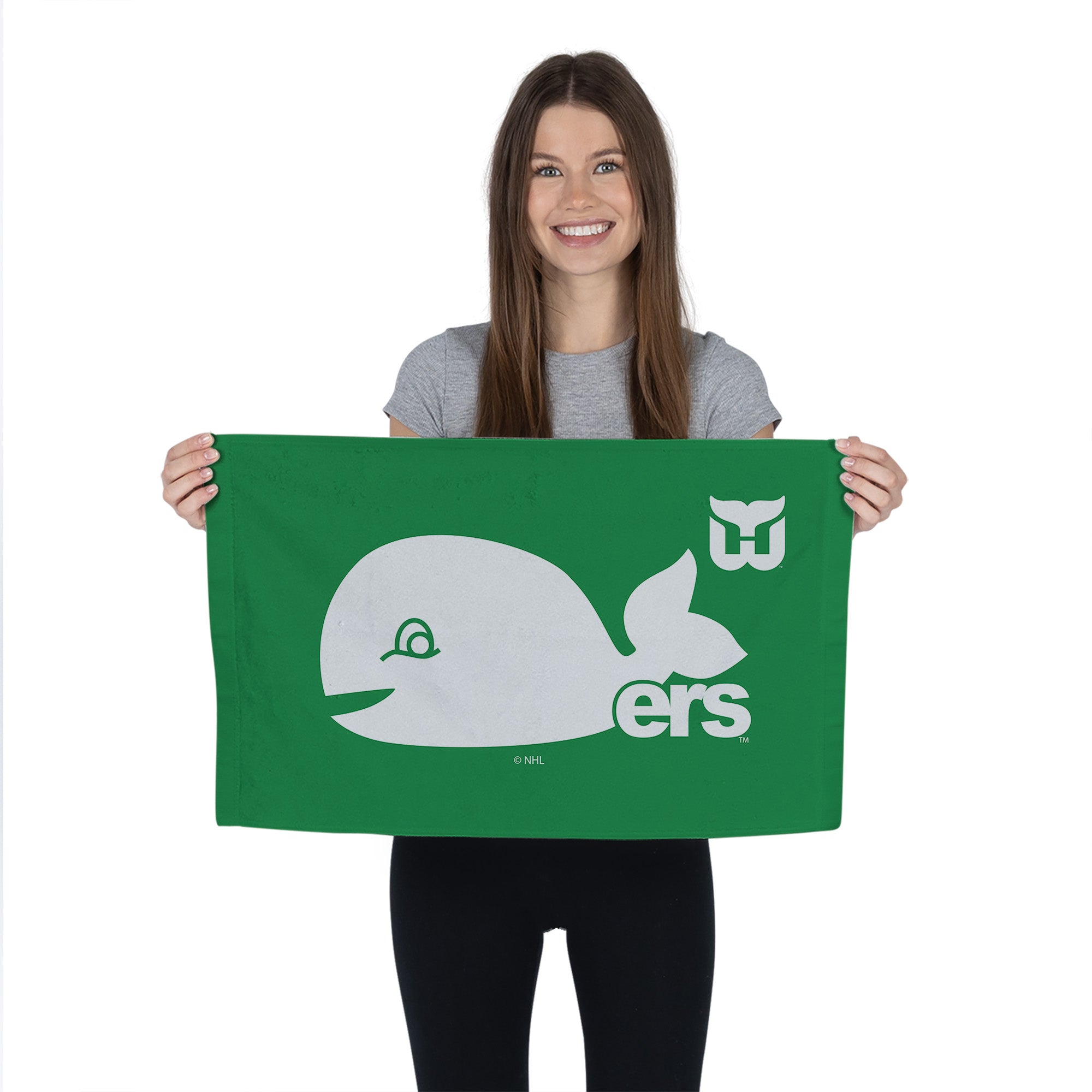 Hartford Whalers Whaler Time Fan Towel 2 Pack 16 x 25 Inches