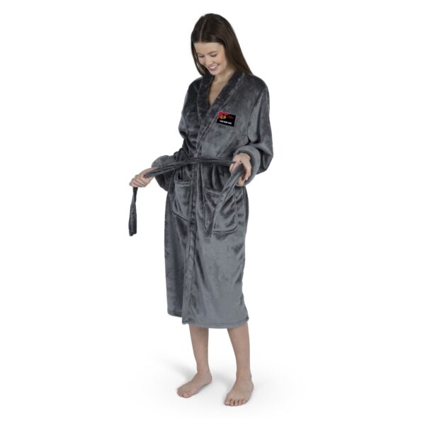 Chicago Blackhawks NHL Charcoal S/M Personalized Robe
