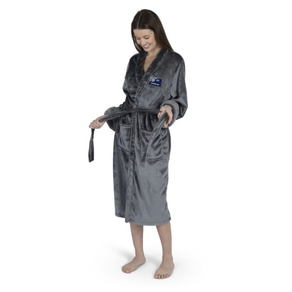 Winnipeg Jets NHL Charcoal S/M Personalized Robe