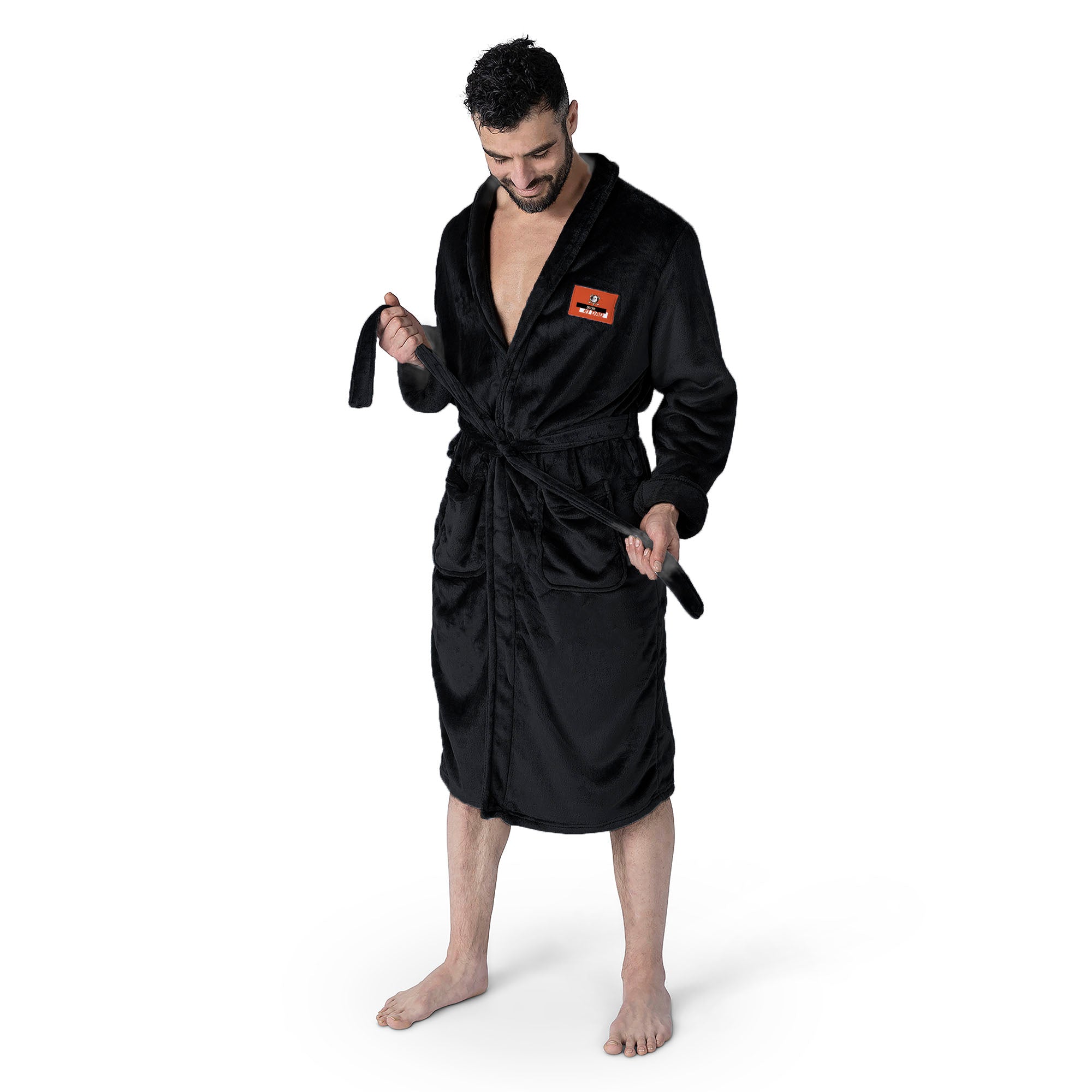 Anaheim Ducks #1 Dad Silk Touch Robe S/M Black