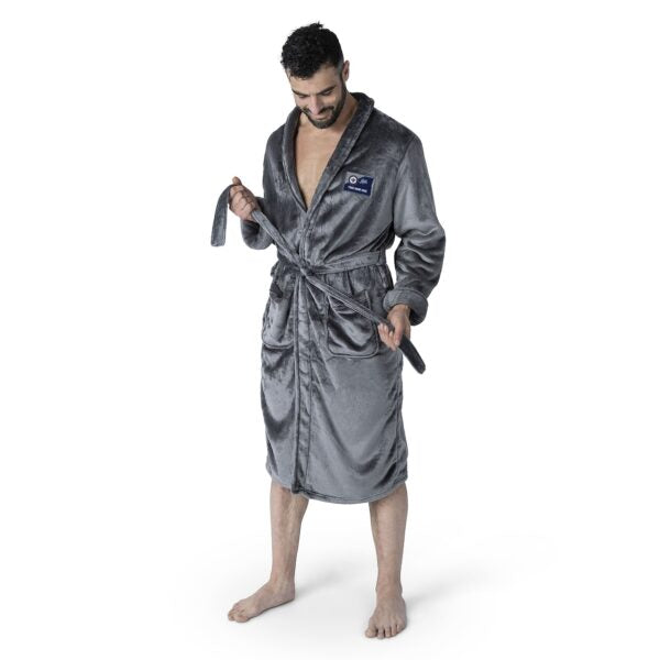 Winnipeg Jets NHL Charcoal L/XL Personalized Robe