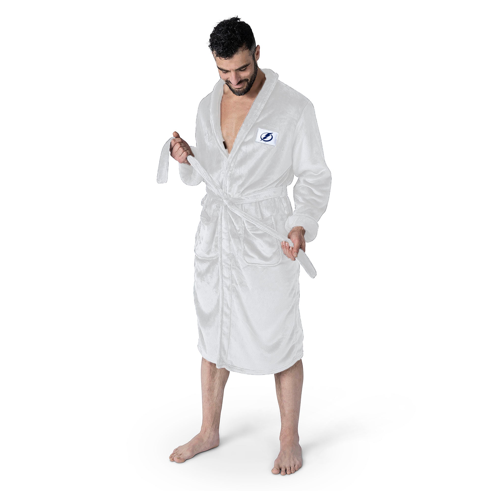 Tampa Bay Lightning NHL White Out Silk Touch Robe Large/XLarge