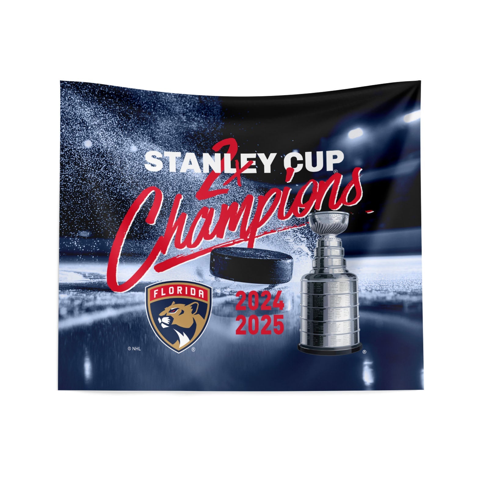 Florida Panthers NHL Victorious Printed Wall Hanging 34¡Á40 inches