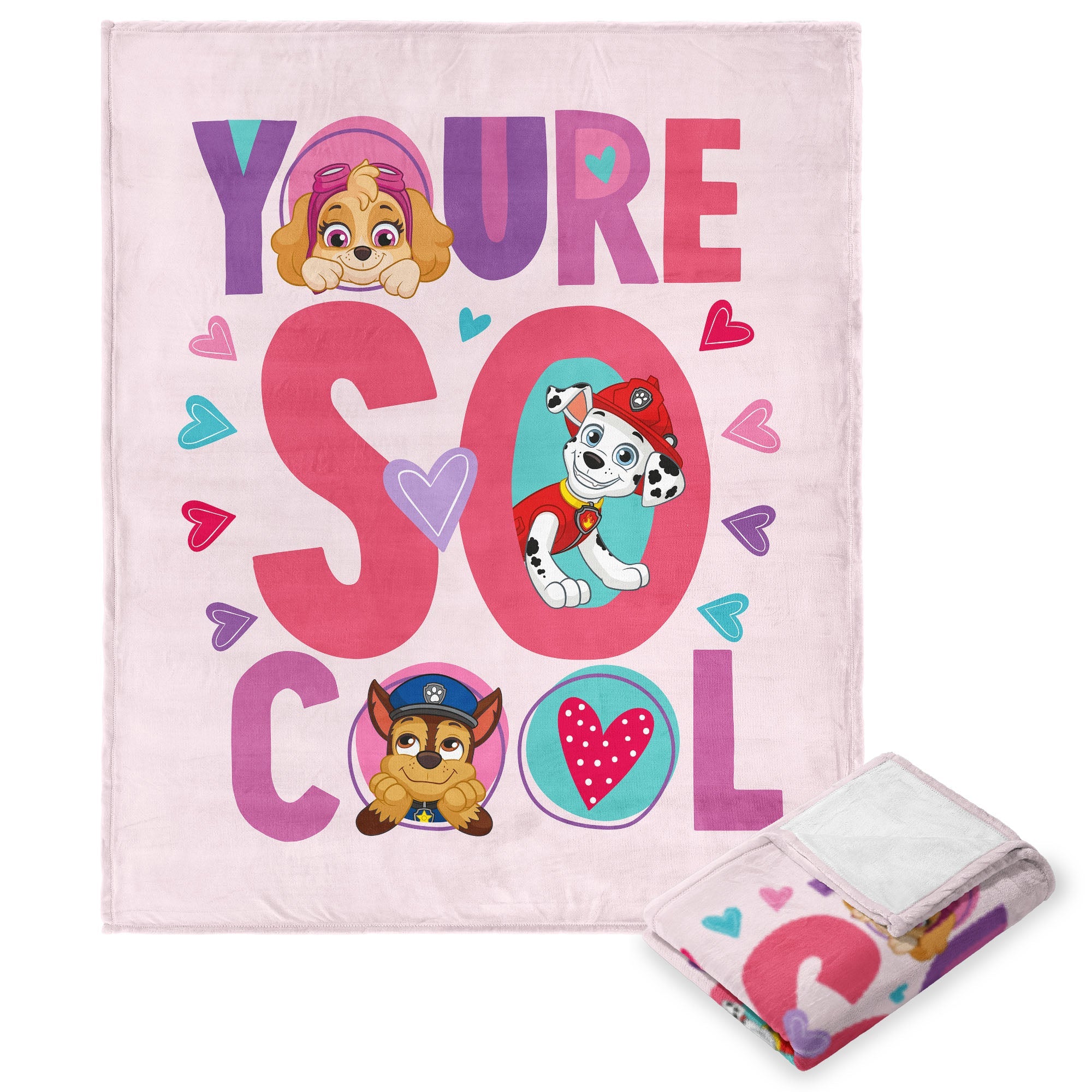 Nickelodeon Paw Patrol You're So Cool Silk Touch Throw Blanket 50x60 Inches