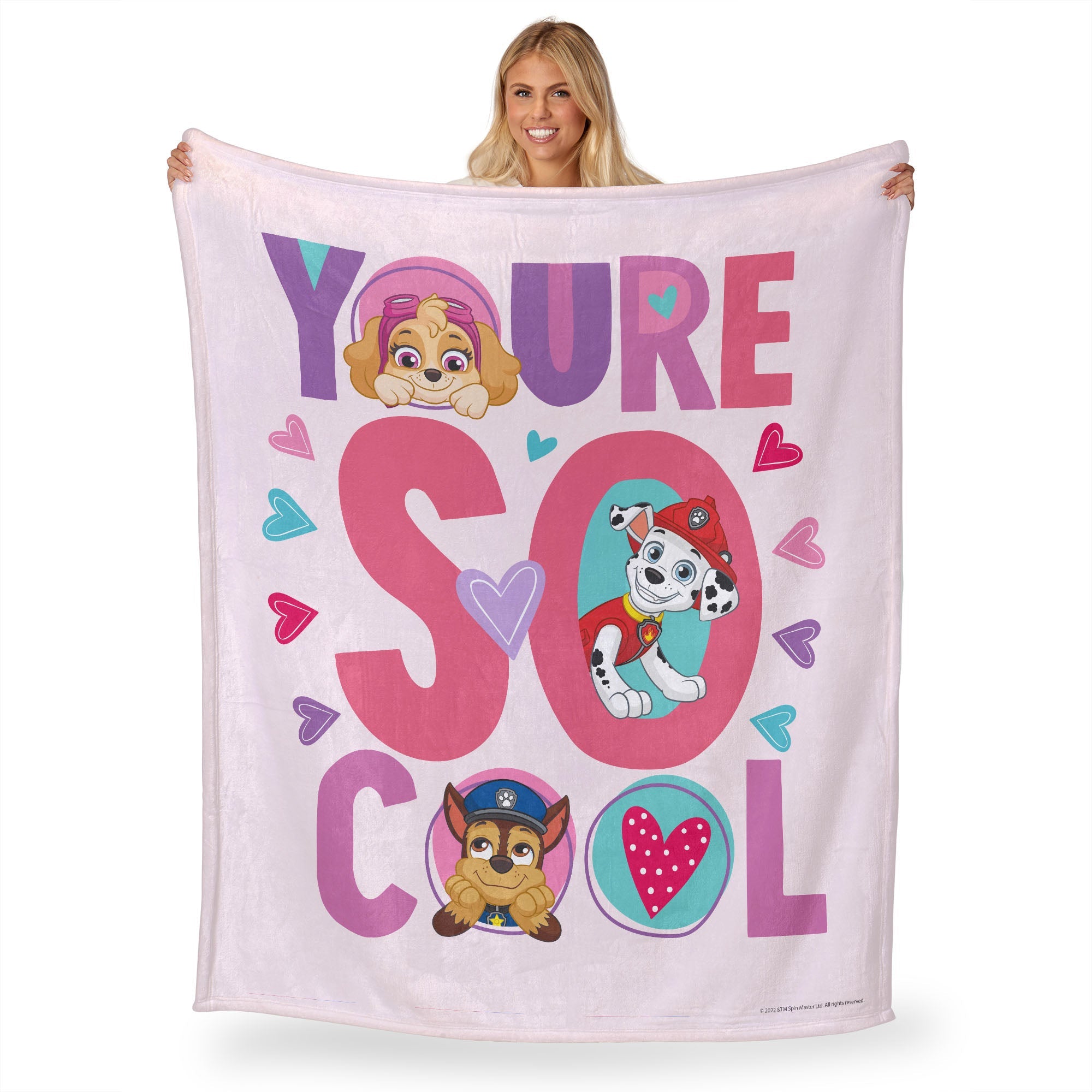 Nickelodeon Paw Patrol You're So Cool Silk Touch Throw Blanket 50x60 Inches