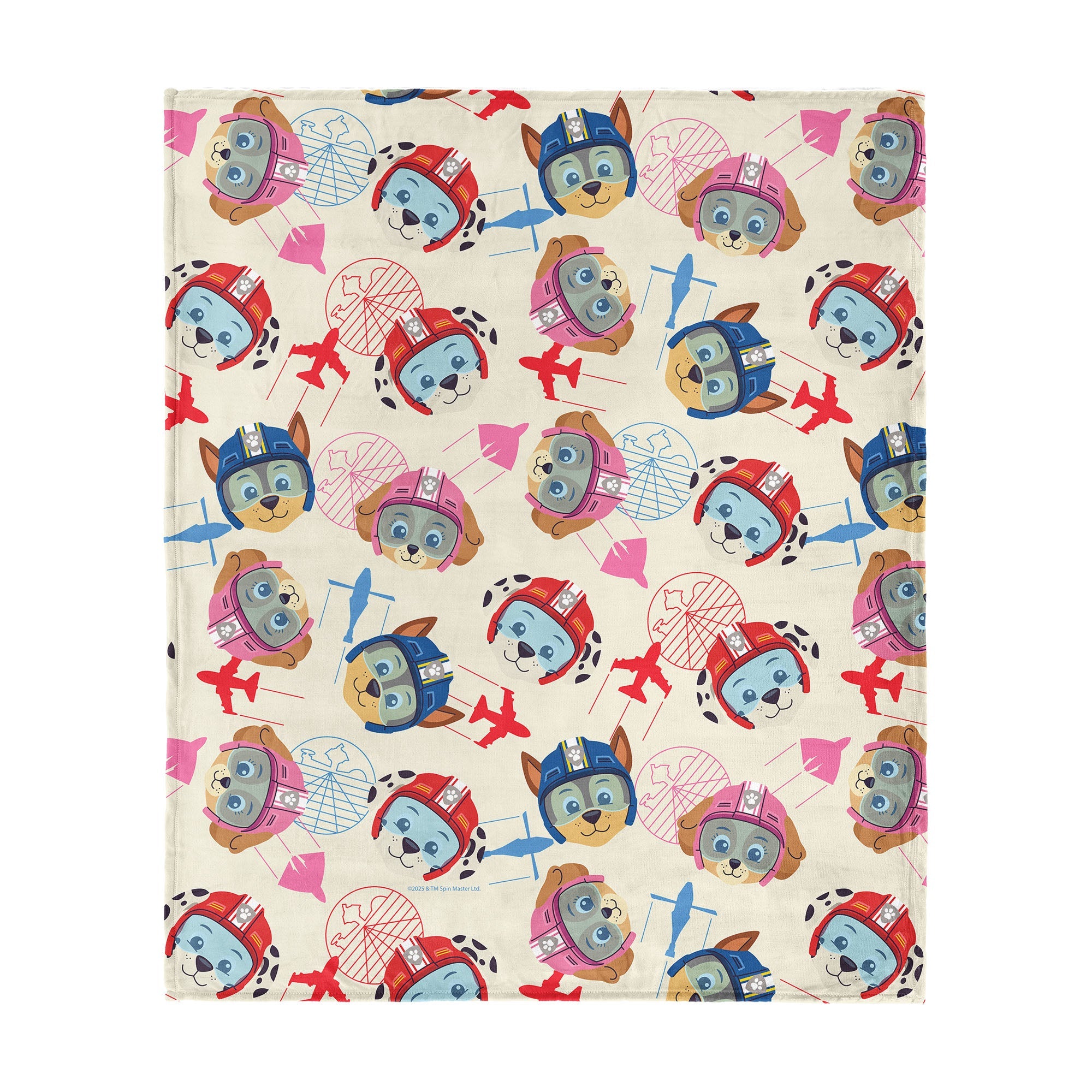 Paw Patrol Air Rescue Pattern Silk Touch Throw Blanket 50 x 60 inches