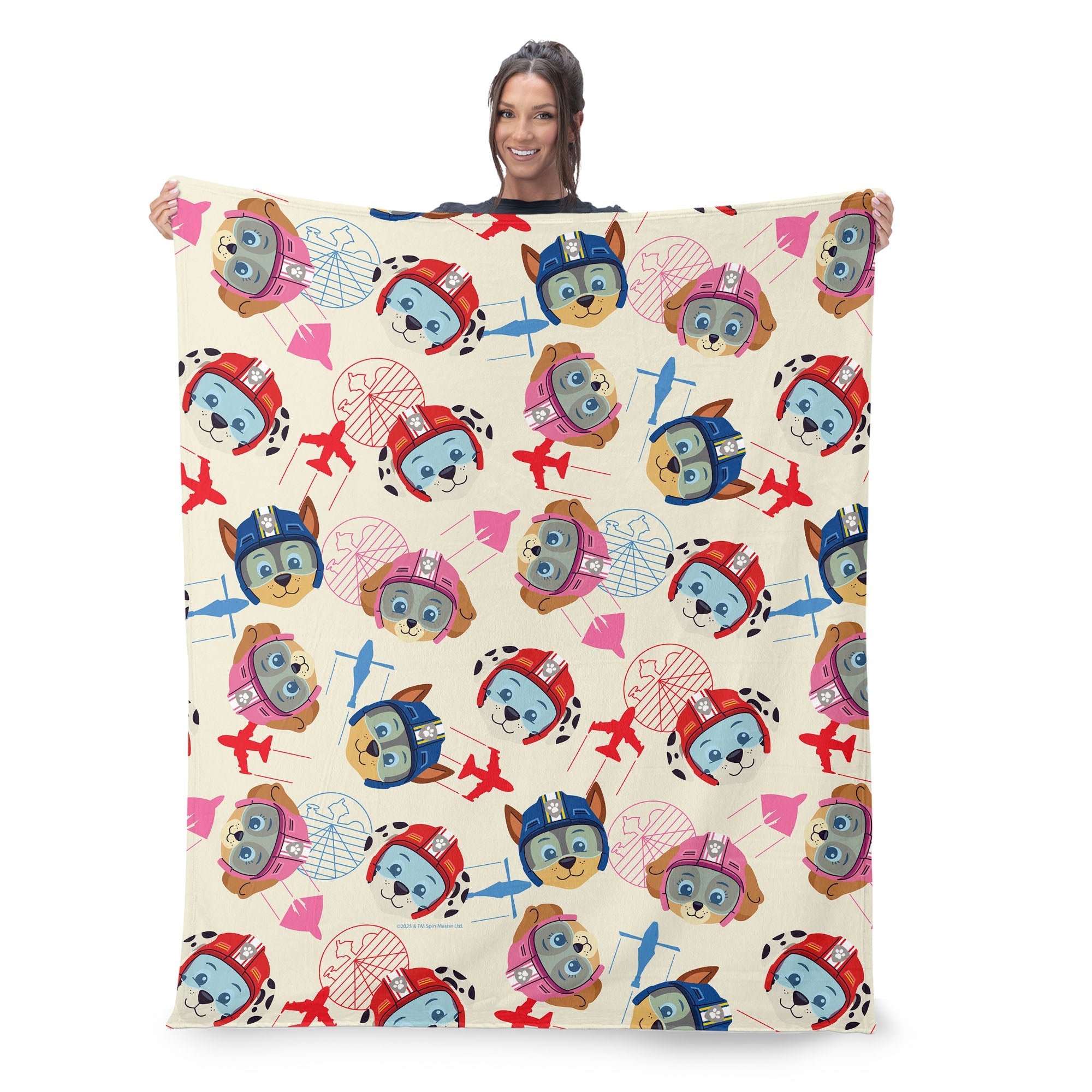 Paw Patrol Air Rescue Pattern Silk Touch Throw Blanket 50 x 60 inches