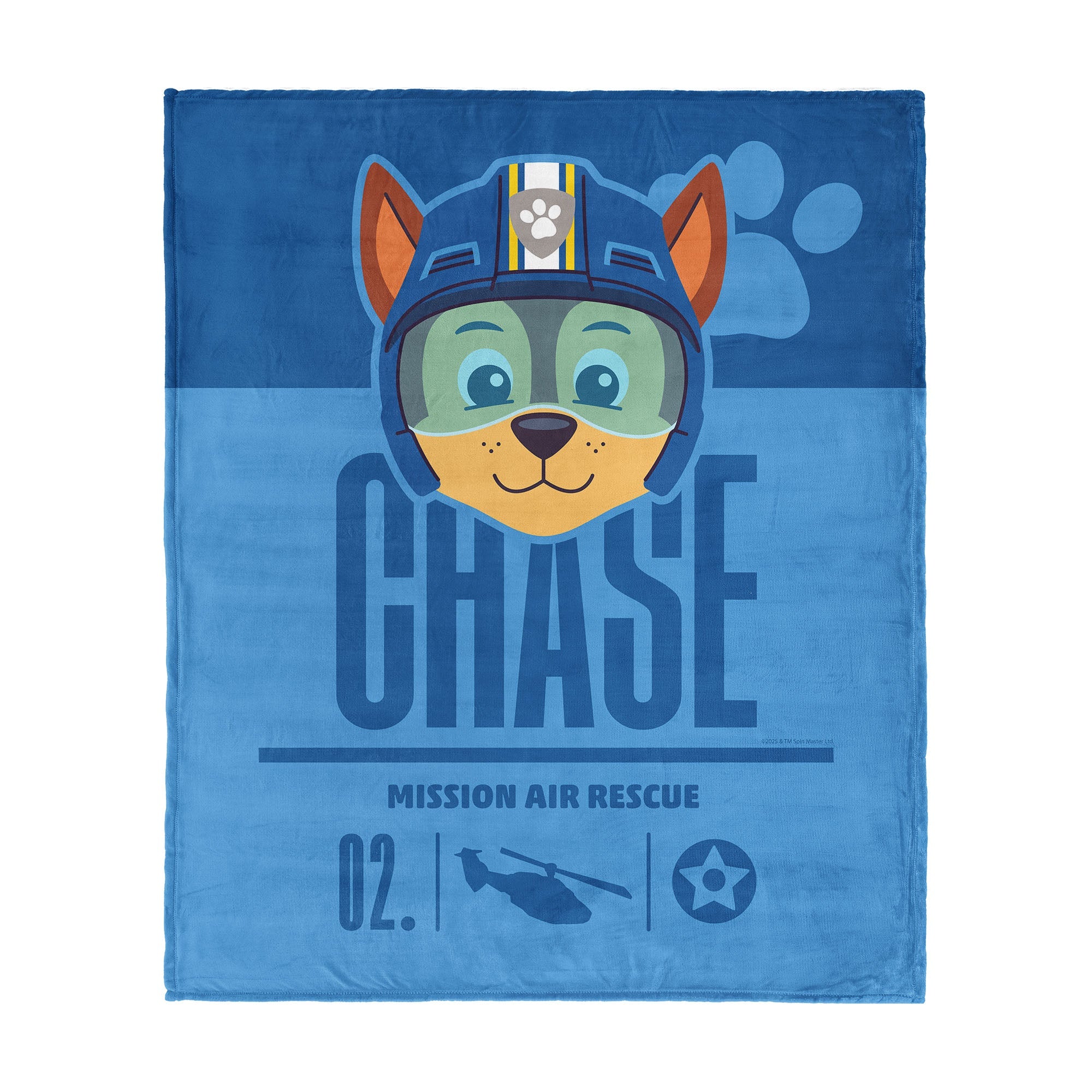 Paw Patrol Chase Mission Silk Touch Throw Blanket 50 x 60 inches