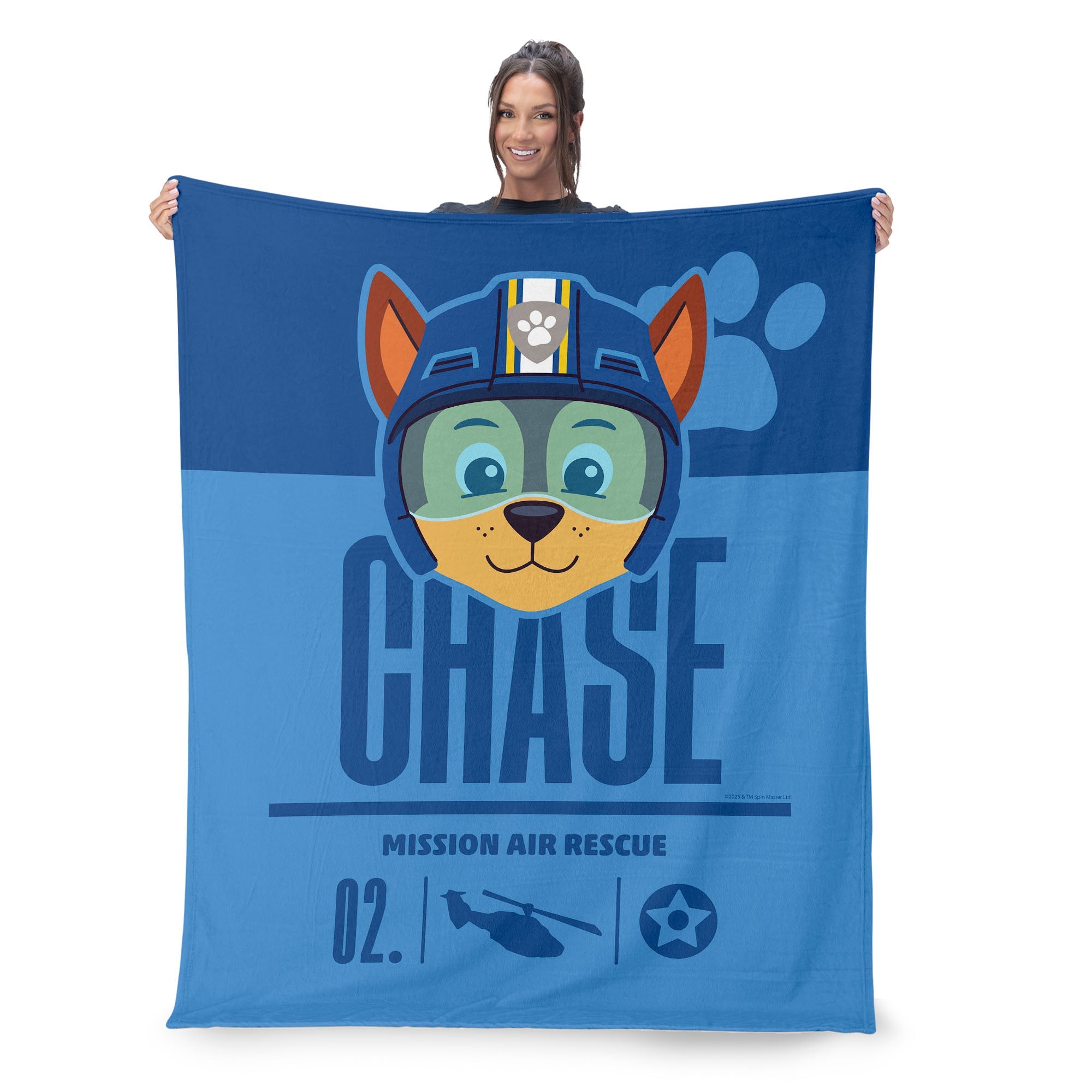 Paw Patrol Chase Mission Silk Touch Throw Blanket 50 x 60 inches