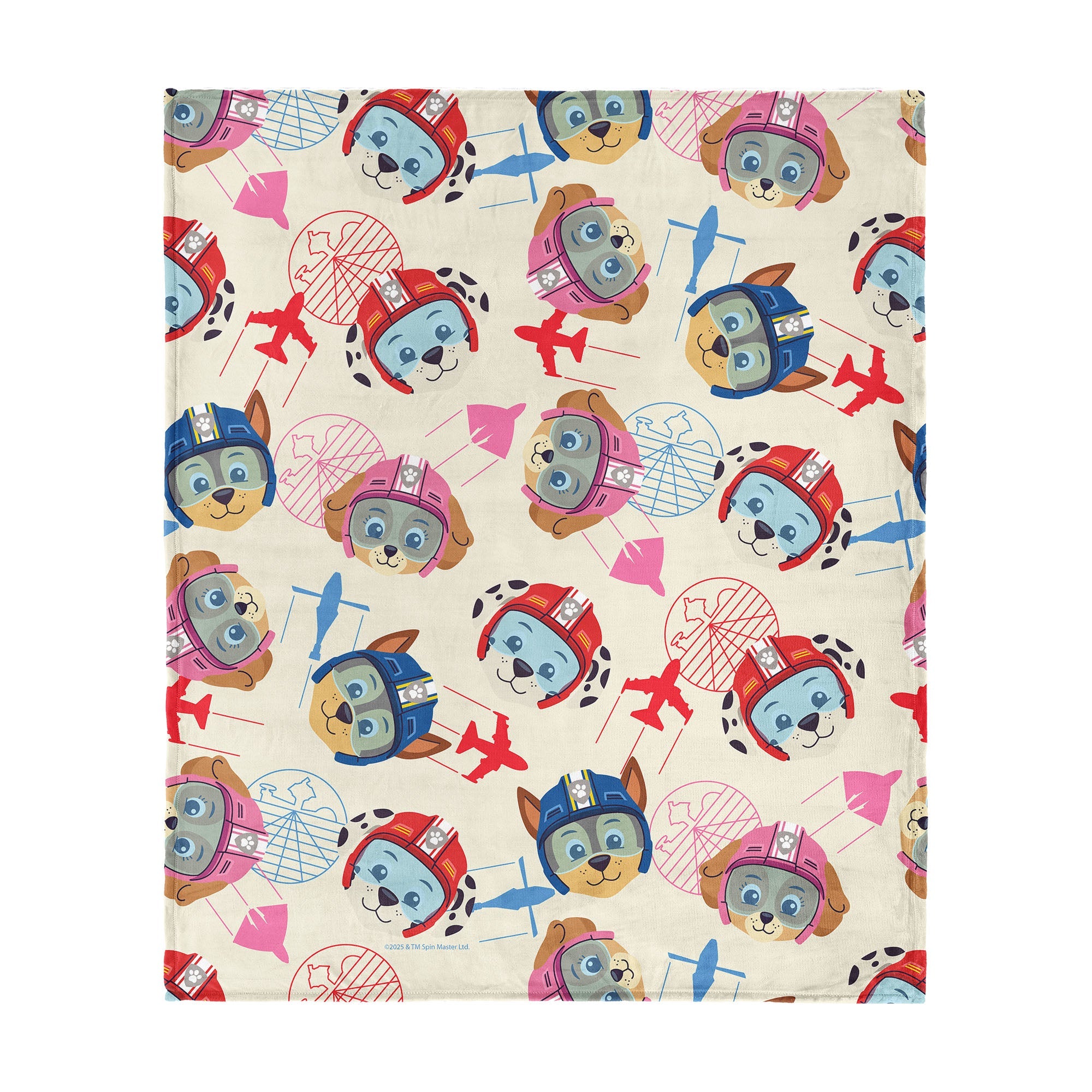 Paw Patrol Air Rescue Pattern Silk Touch Throw Blanket 60 x 80 inches