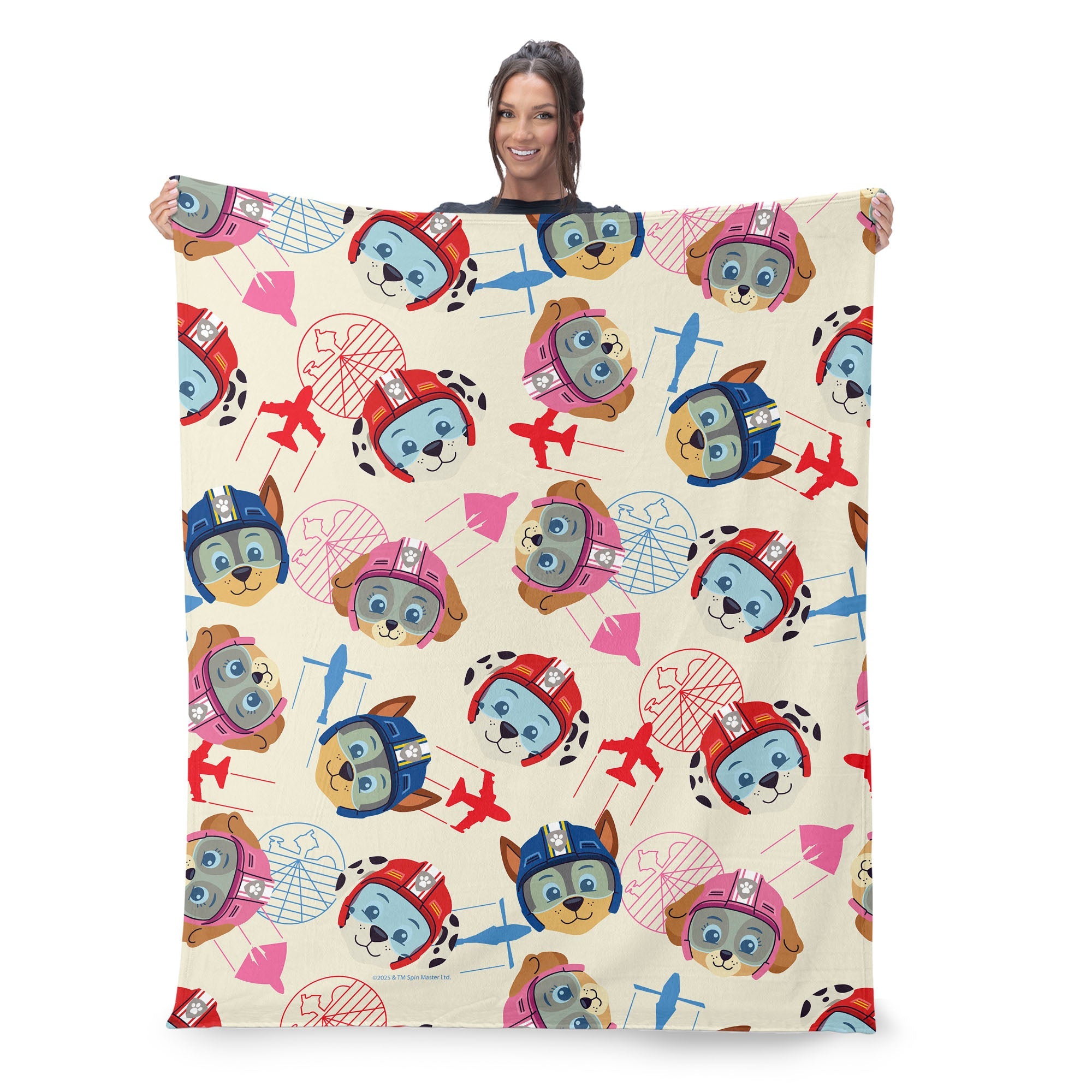 Paw Patrol Air Rescue Pattern Silk Touch Throw Blanket 60 x 80 inches