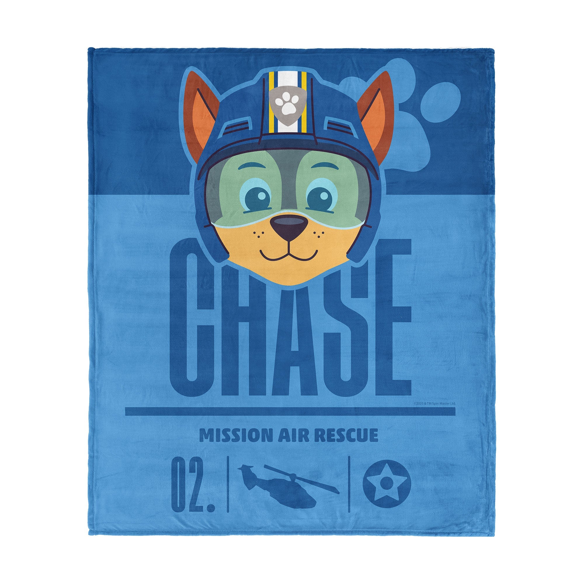 Paw Patrol Chase Mission Silk Touch Throw Blanket 60 x 80 inches