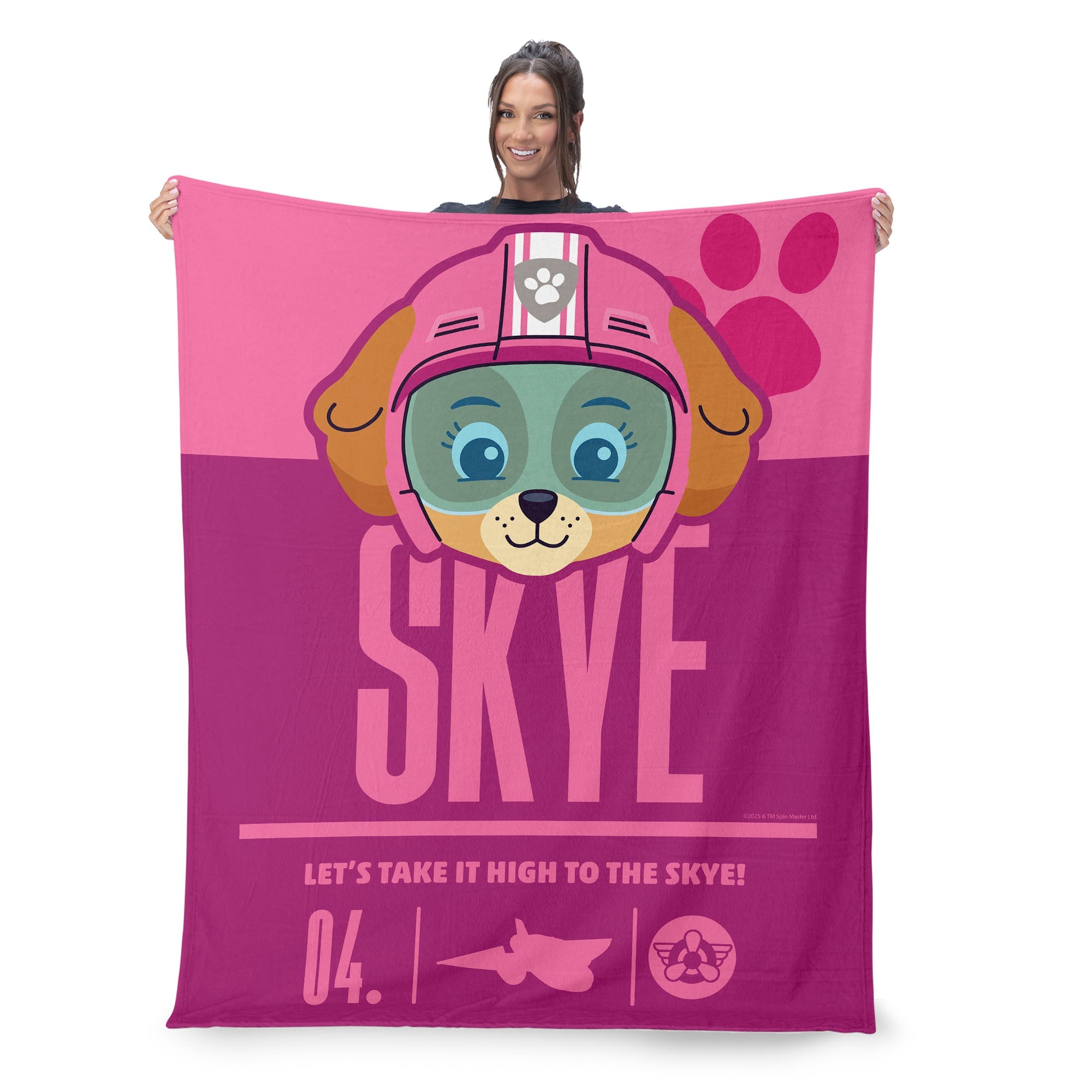 Paw Patrol High to the Skye Silk Touch Throw Blanket 60 x 80 inches