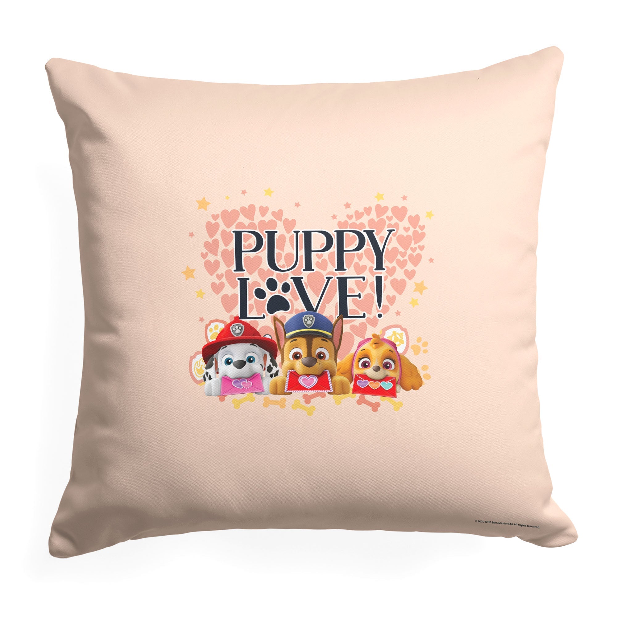 Nickelodeon Paw Patrol Puppy Love Throw Pillow 18x18 Inches