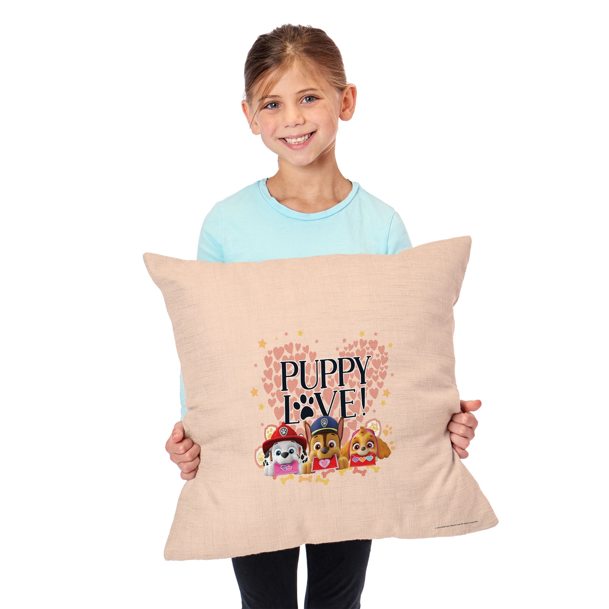 Nickelodeon Paw Patrol Puppy Love Throw Pillow 18x18 Inches