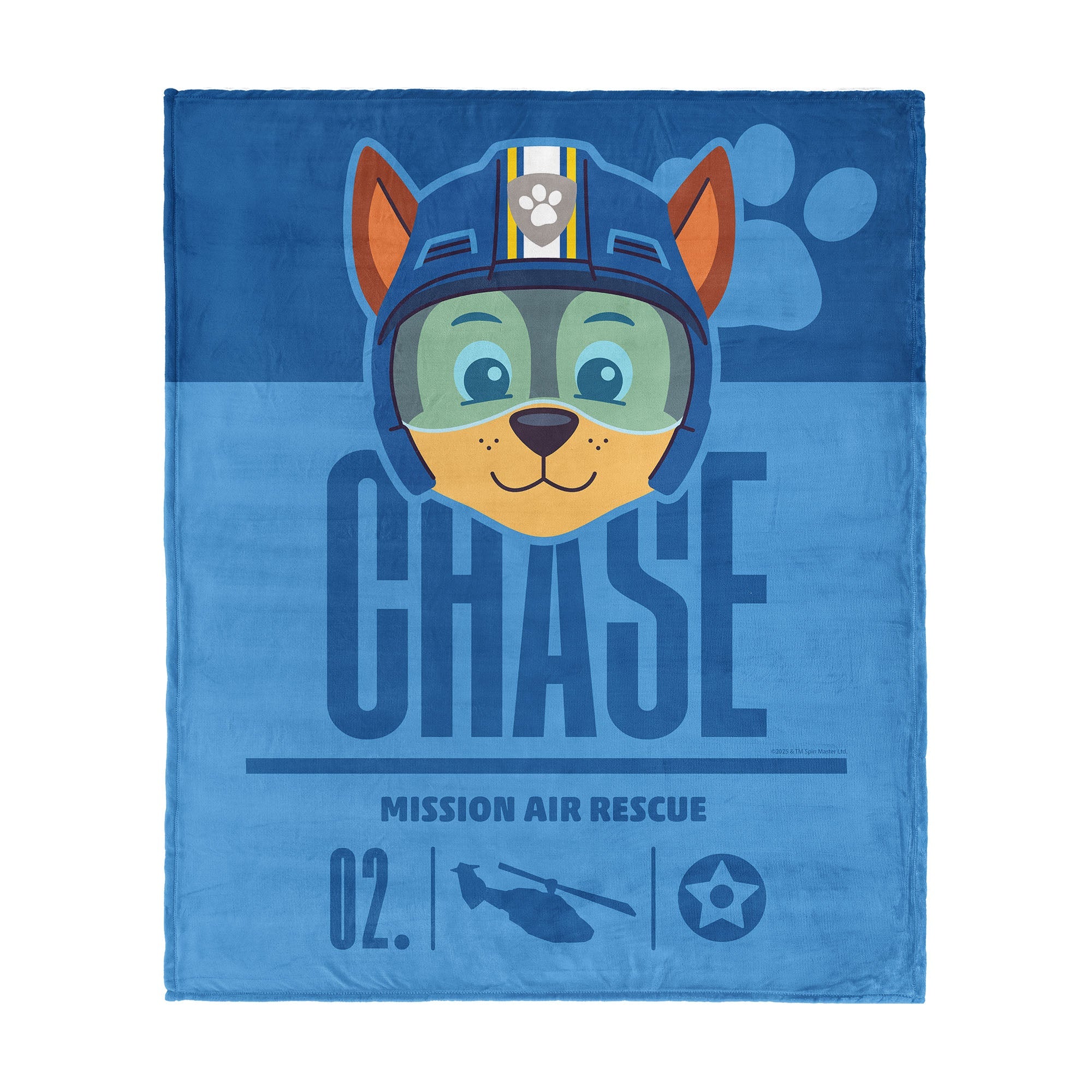 Paw Patrol Chase Mission Silk Touch Throw Blanket 40 x 50 inches