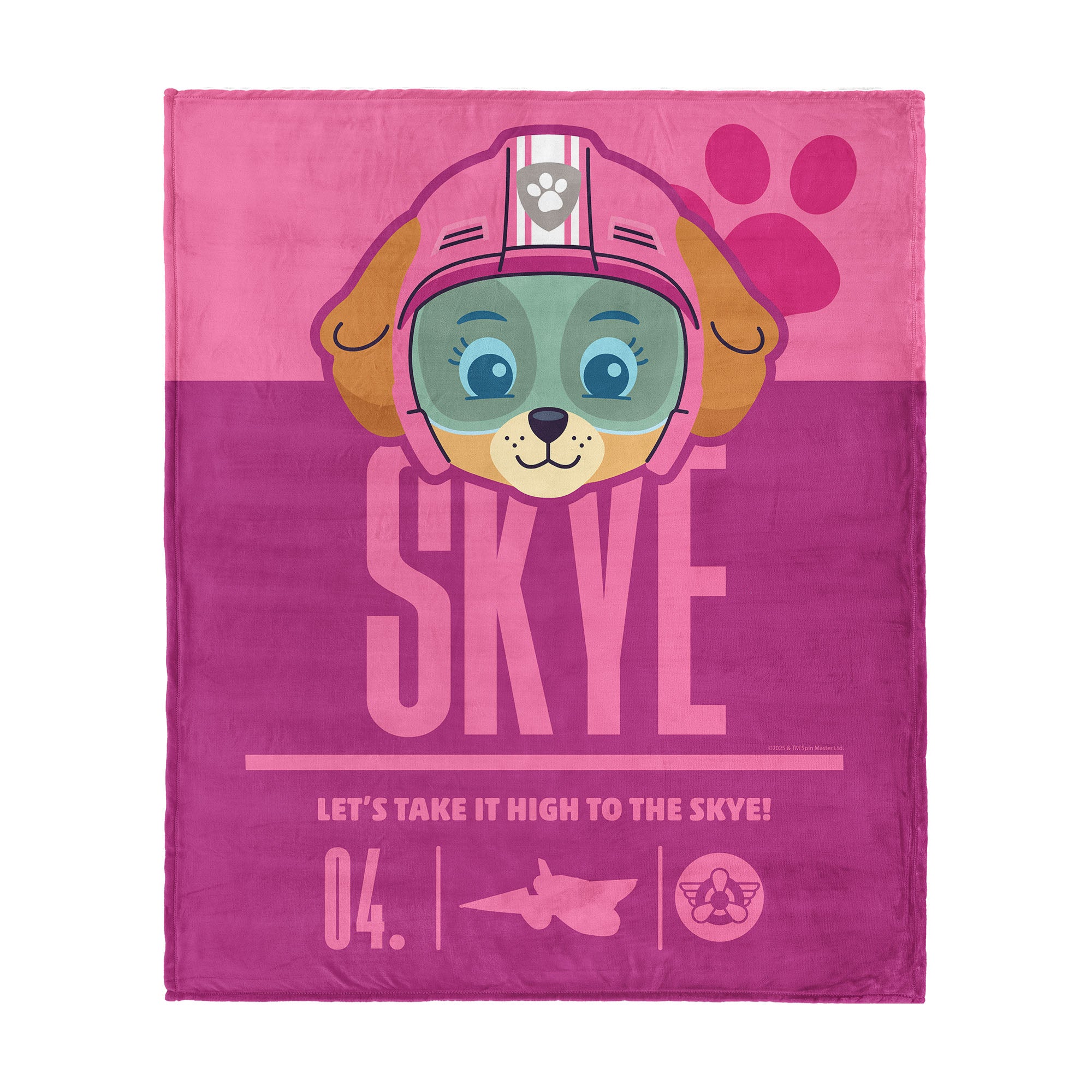 Paw Patrol High to the Skye Silk Touch Throw Blanket 40 x 50 inches