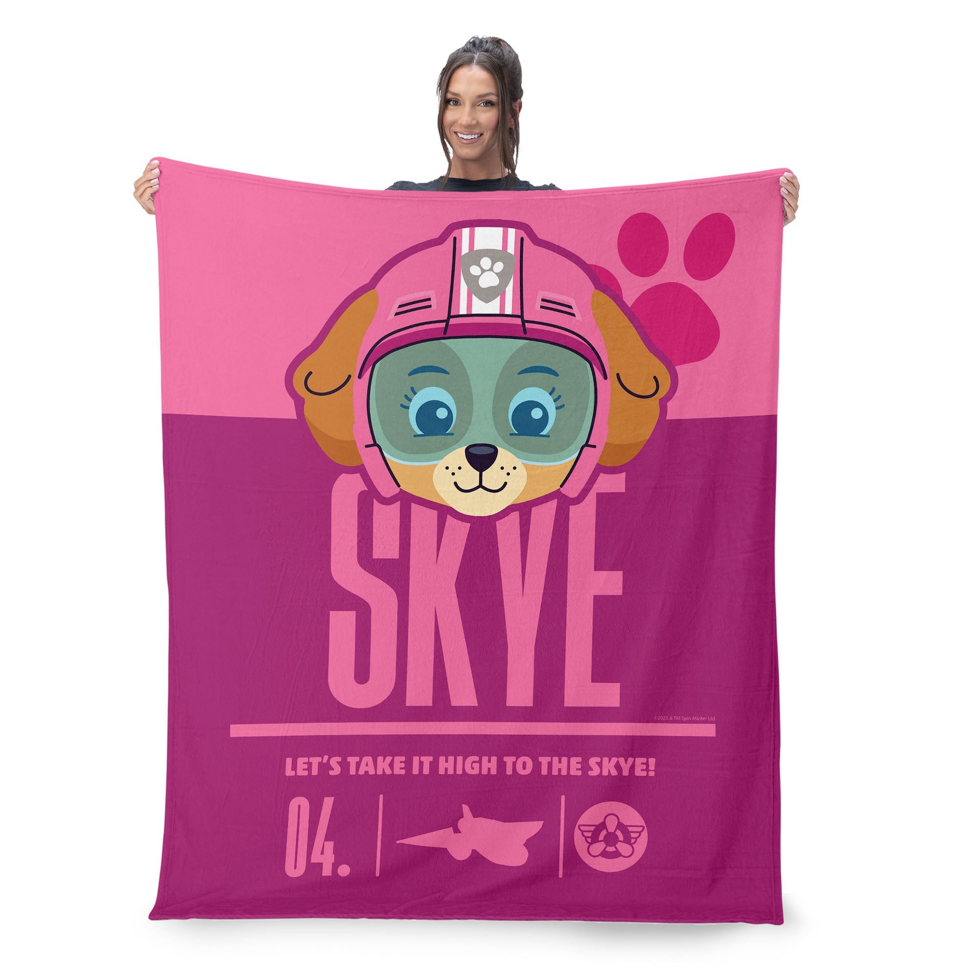 Paw Patrol High to the Skye Silk Touch Throw Blanket 40 x 50 inches