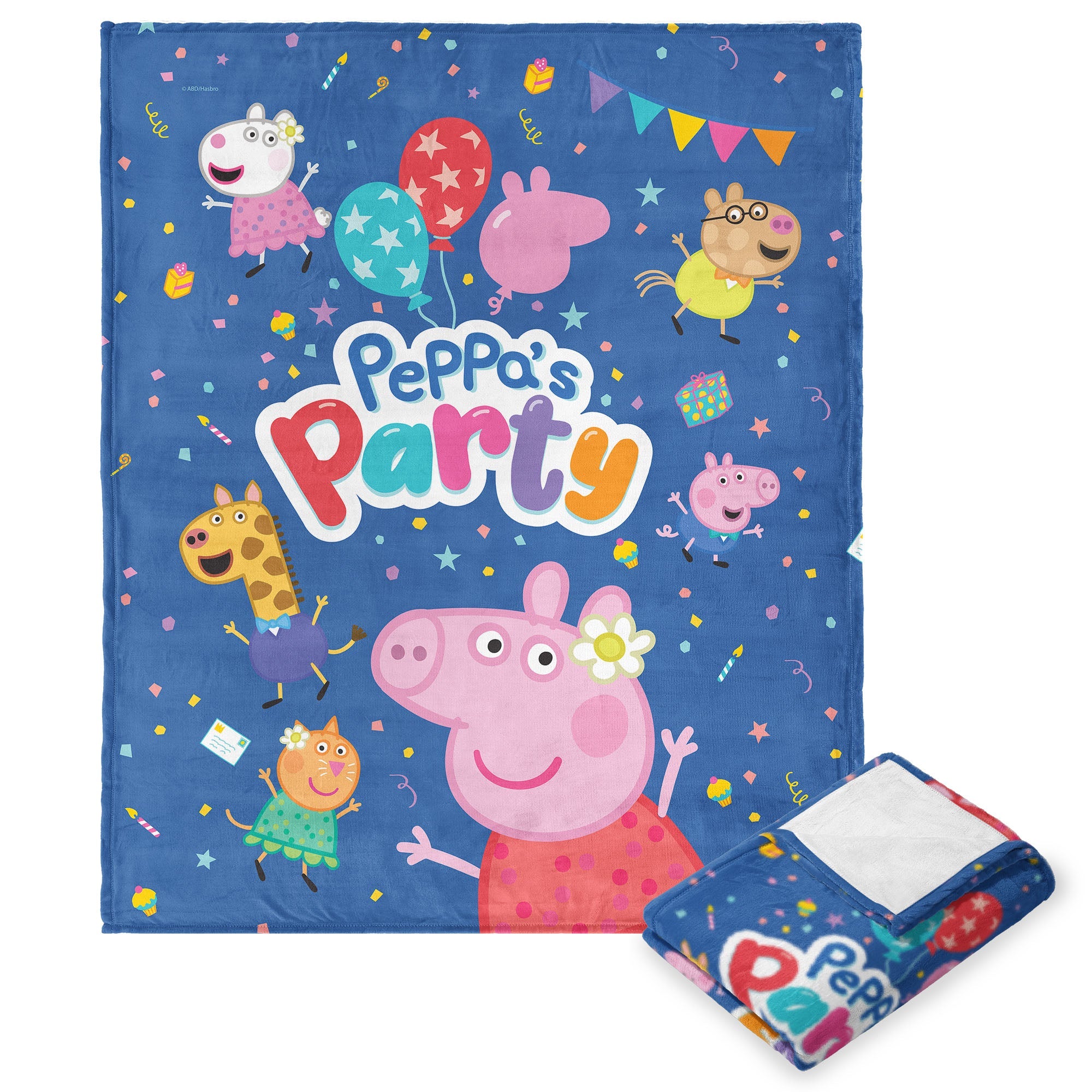 Hasbro Peppa Pig Peppa¡¯s Party Silk Touch Throw Blanket 50X60