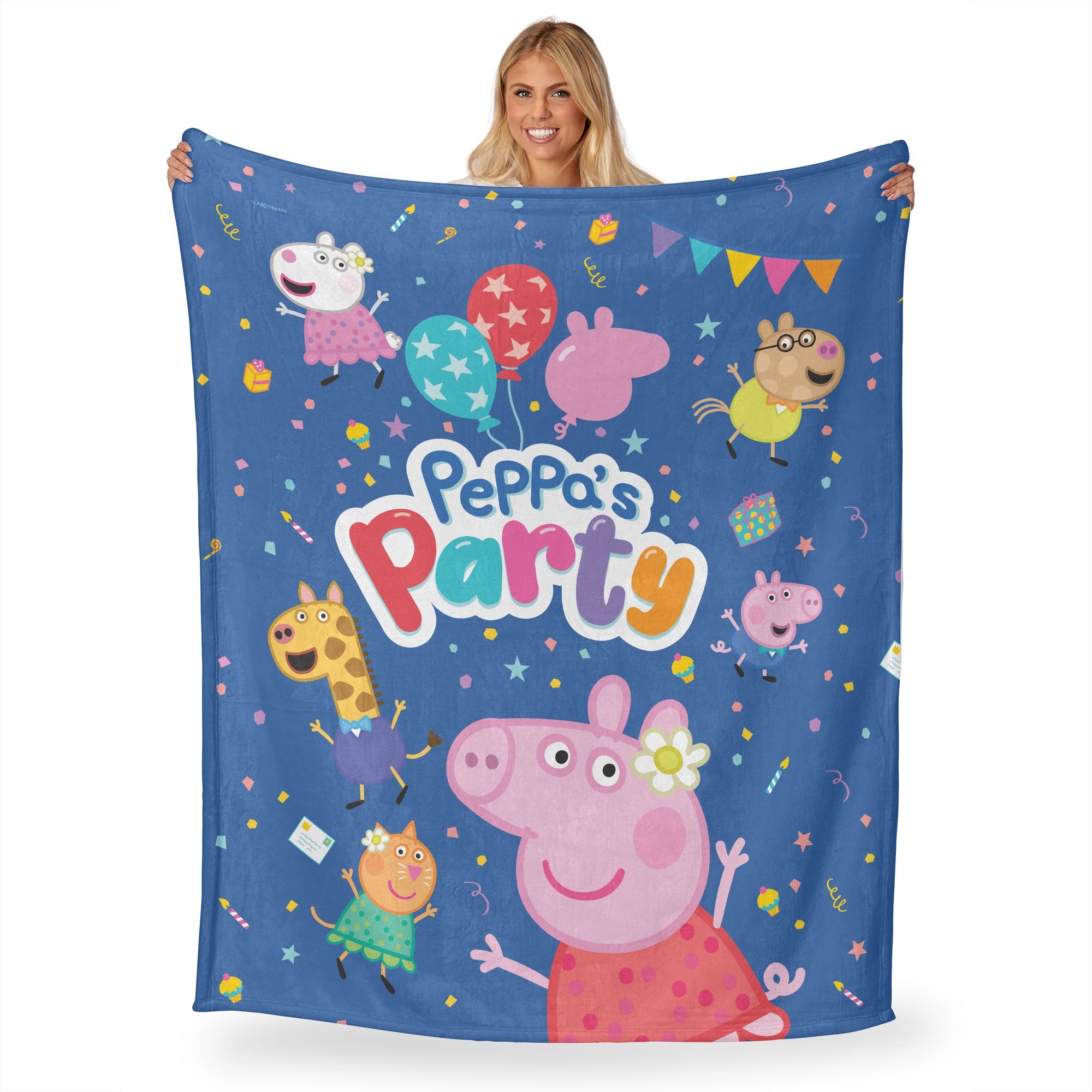 Hasbro Peppa Pig Peppa¡¯s Party Silk Touch Throw Blanket 50X60