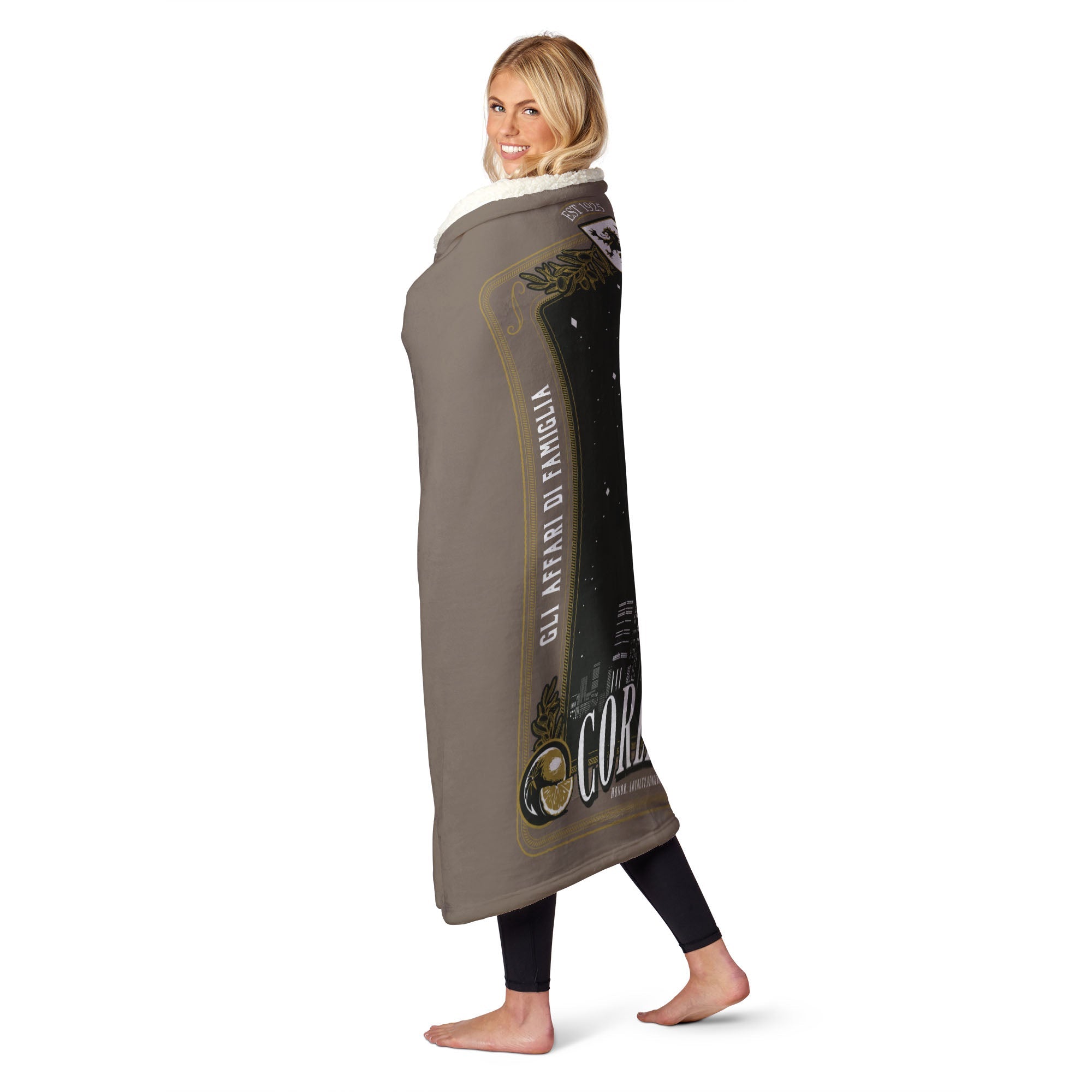 Paramount The Godfather Coreleone Silk Touch Sherpa Throw Blanket 50x60 Inches